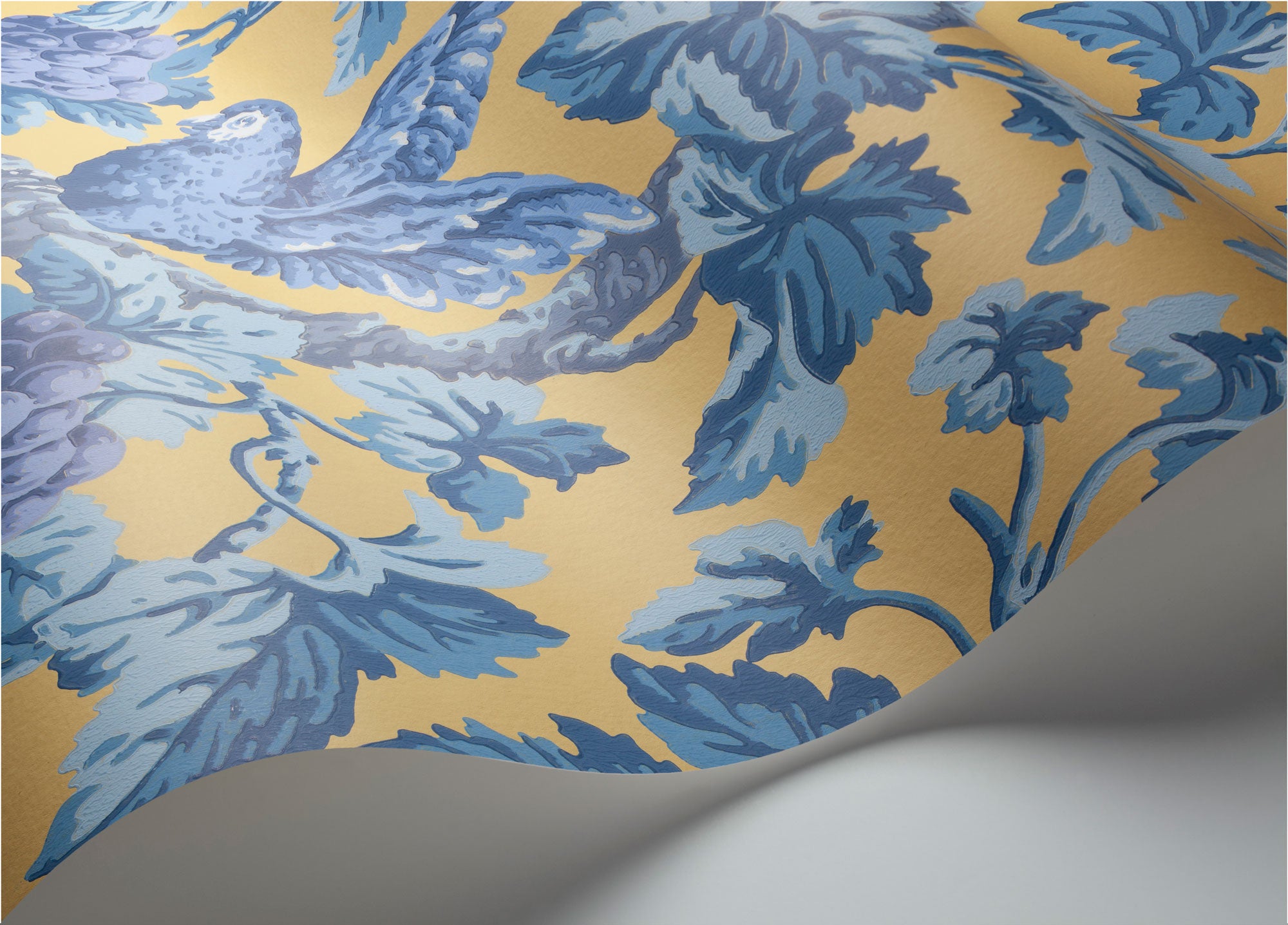 Woodvale Orchard - Blue & Ochre