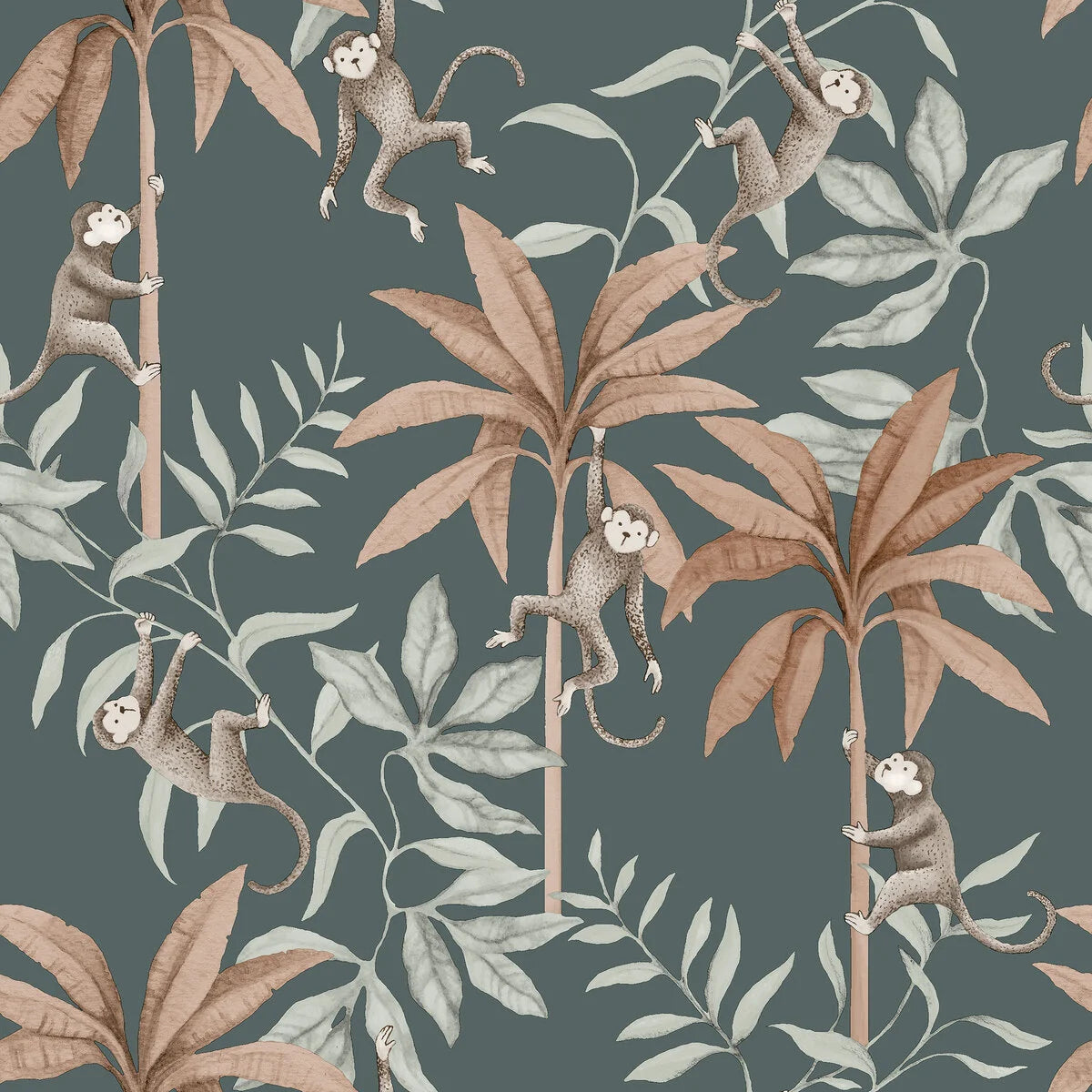 Jungle Friends - Dark Blue