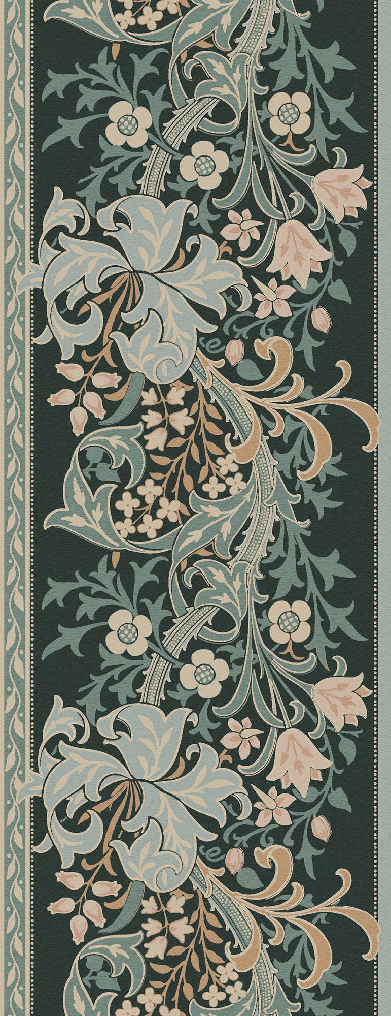Golden Lily Bård - Blue