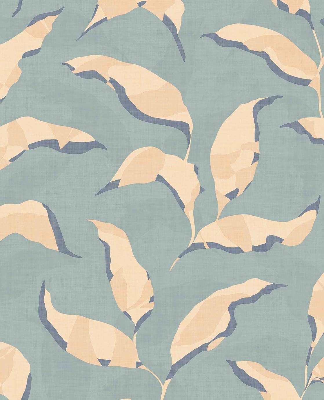 Feather Leave - Aqua