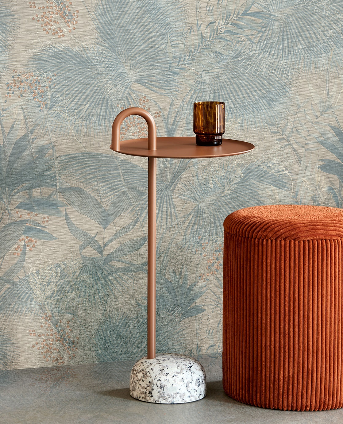 Tropic Flora - Dusty Blue