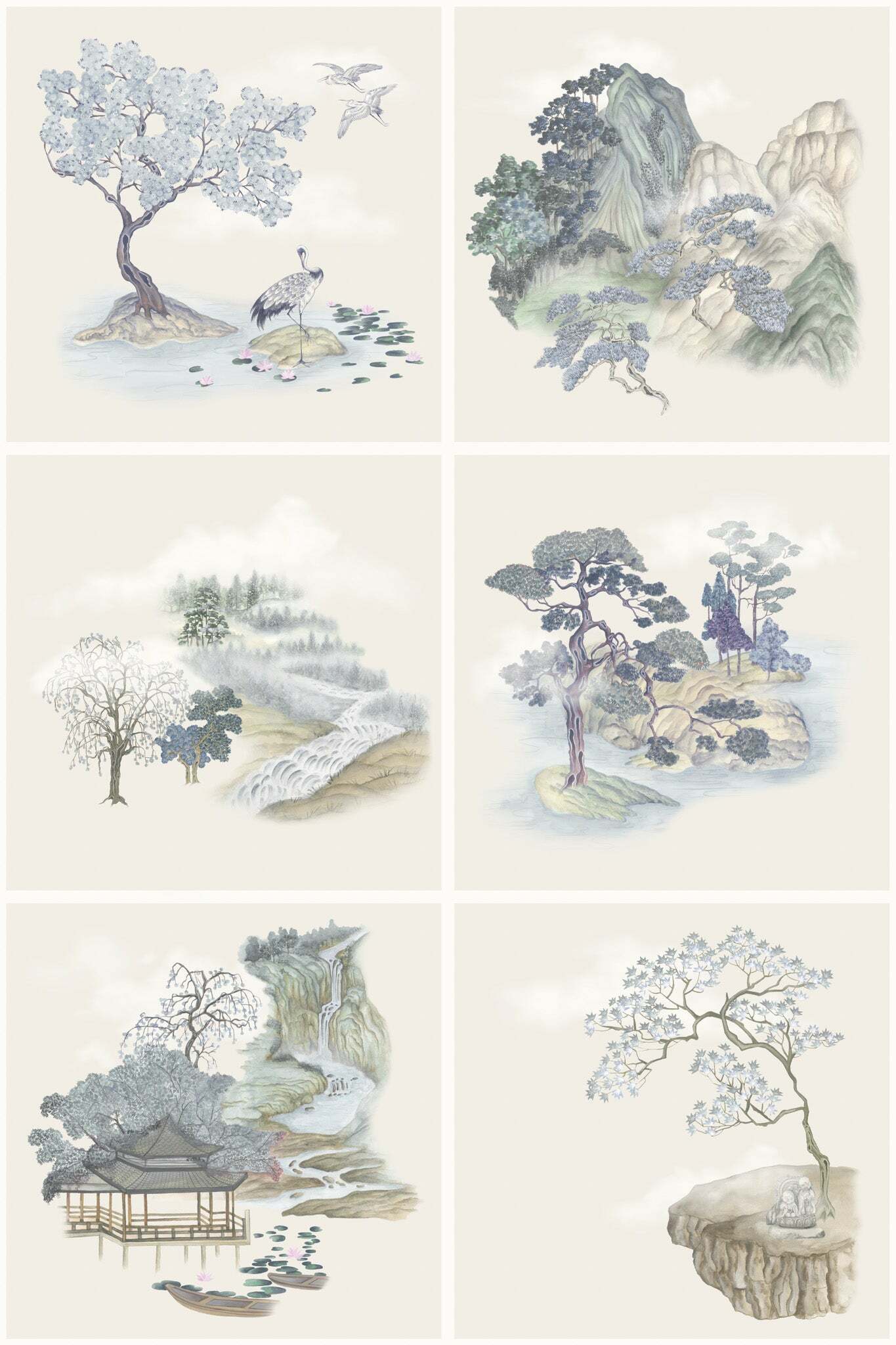 Tile Toile - Blue