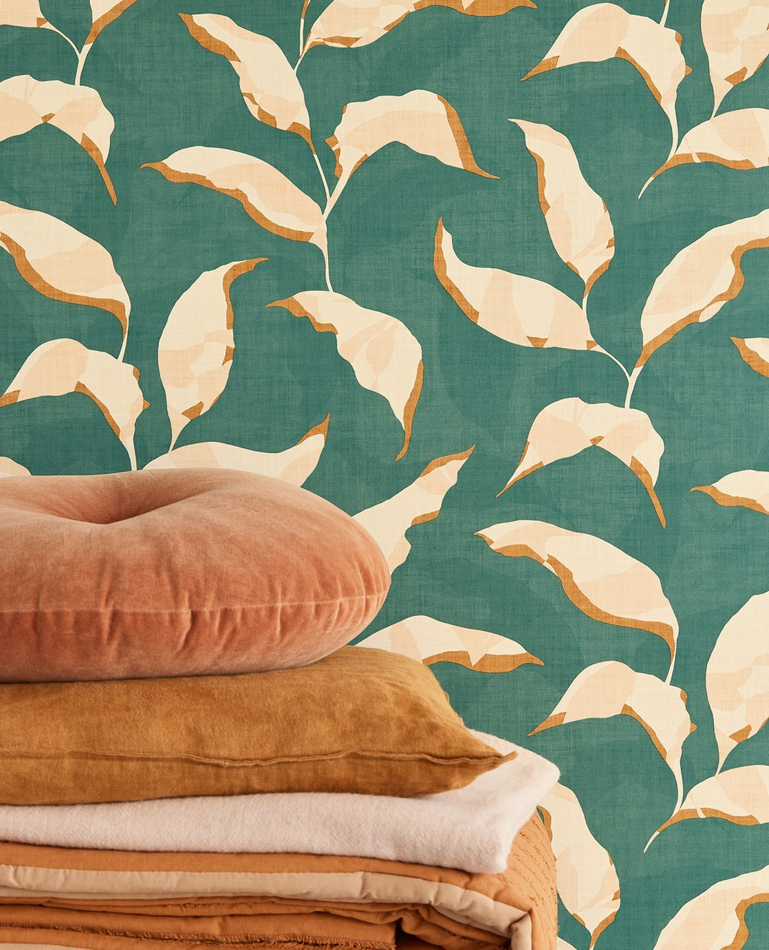 Feather Leave - Teal
