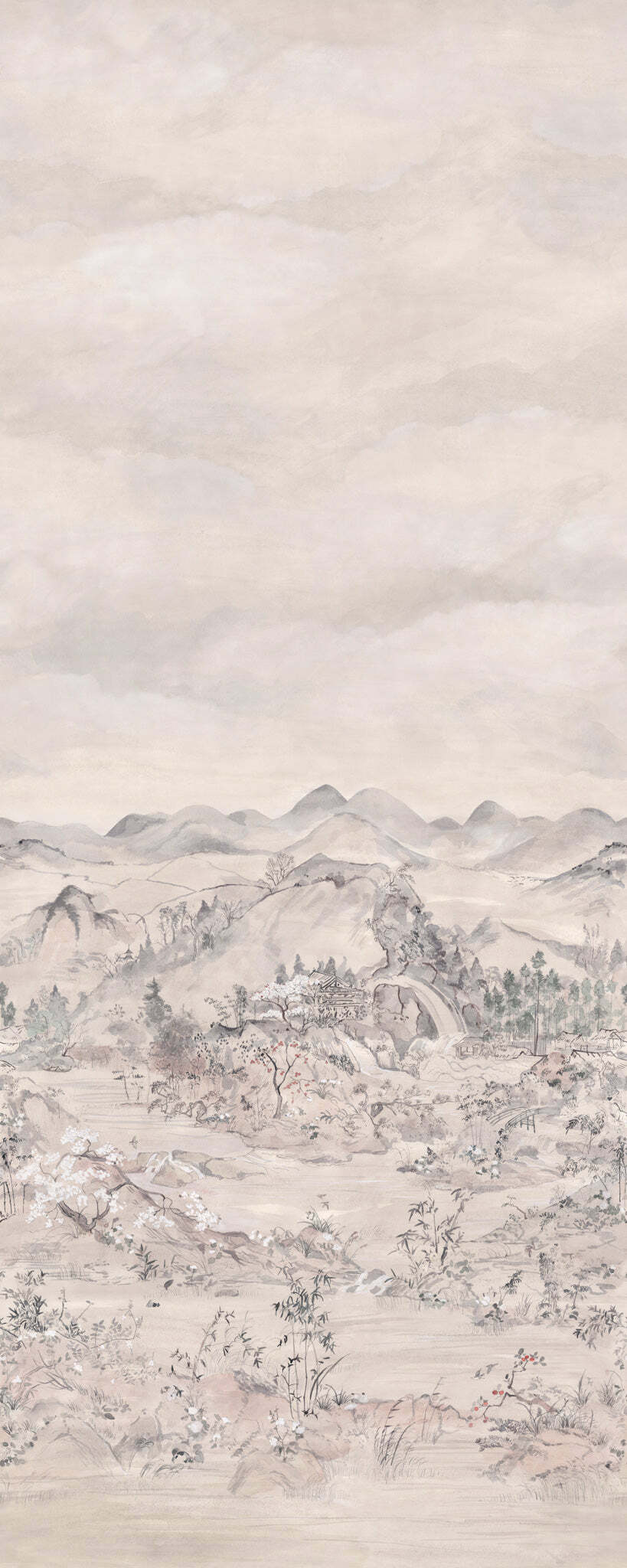 Japanese Chinoiserie - Pink Opal