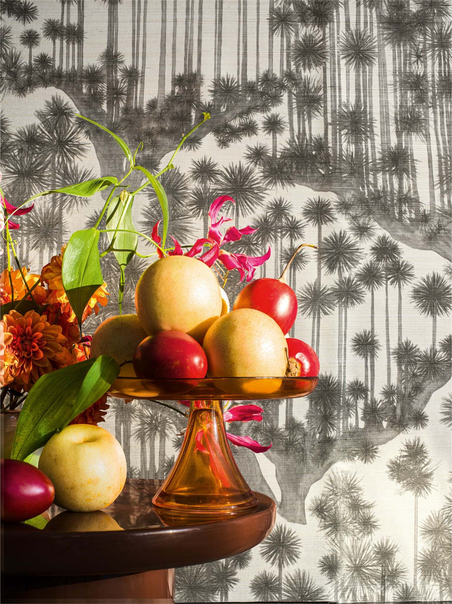 Japanese Woods Grasscloth - Charcoal