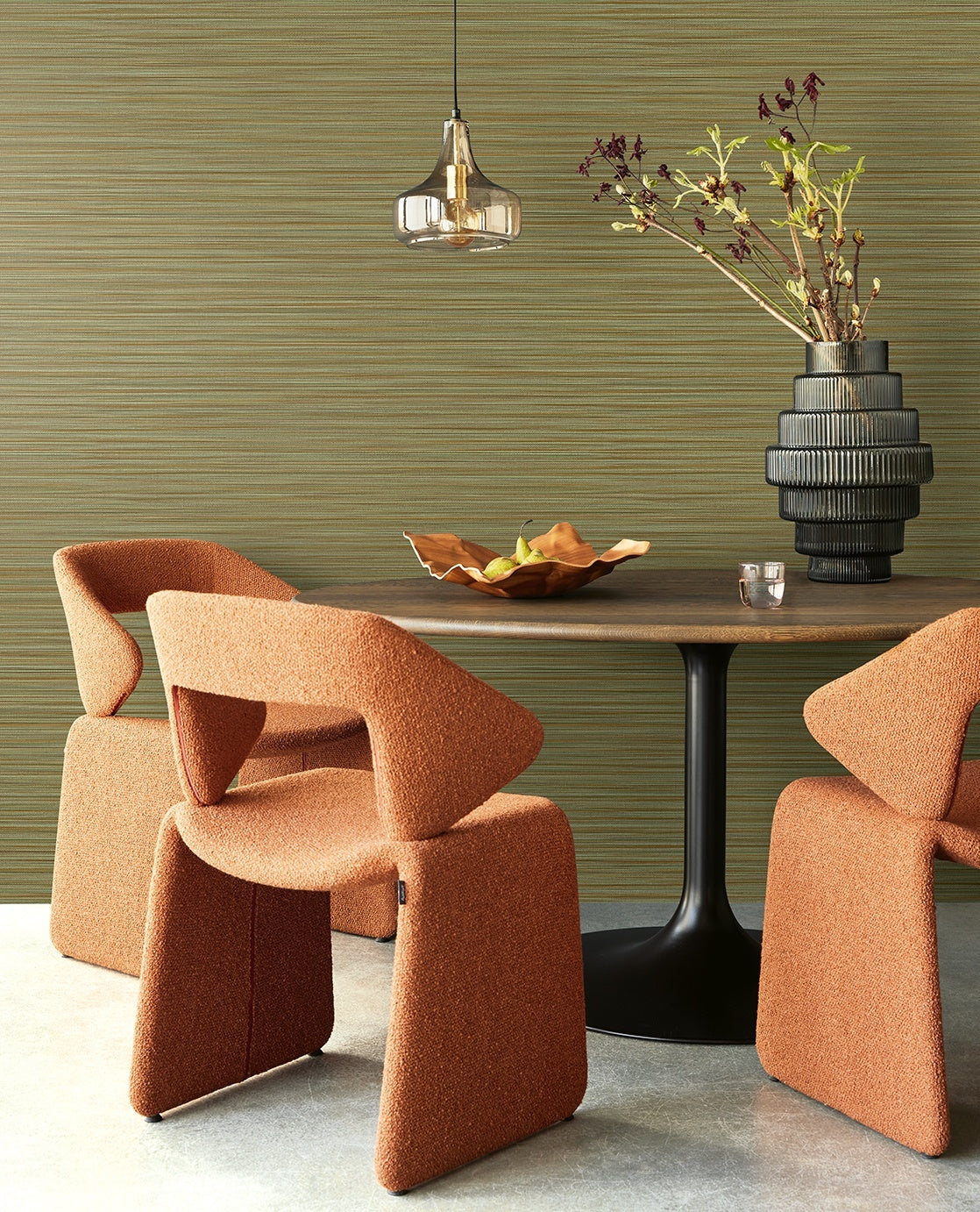 Vinyl Weave - Moss Green