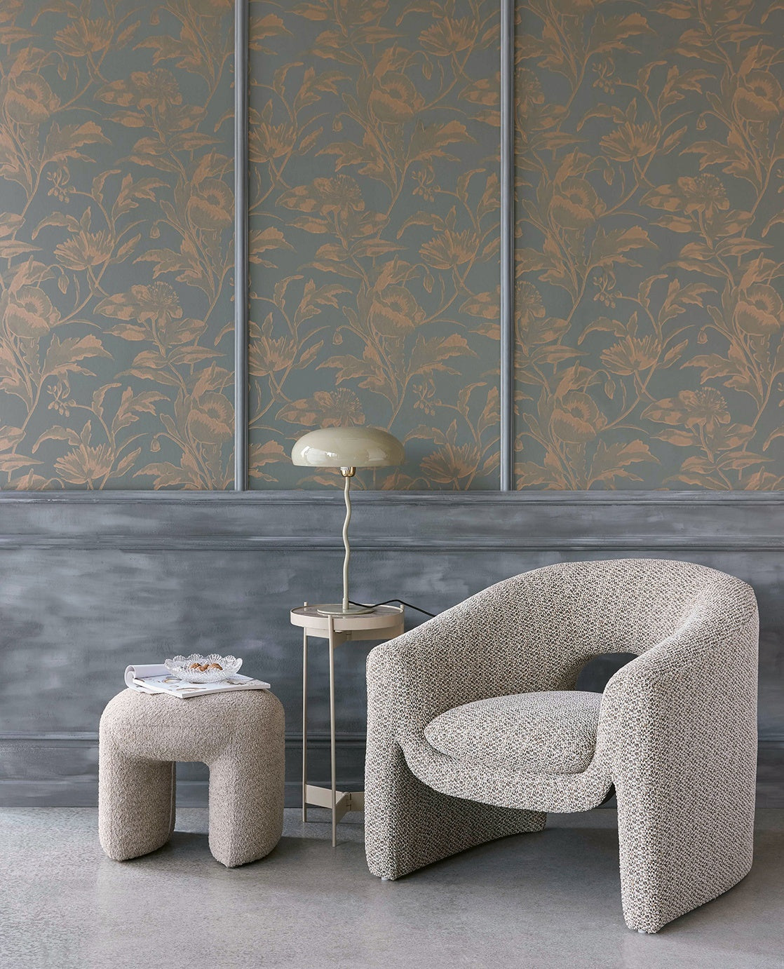 Gilded Glamour - Blue & Gold