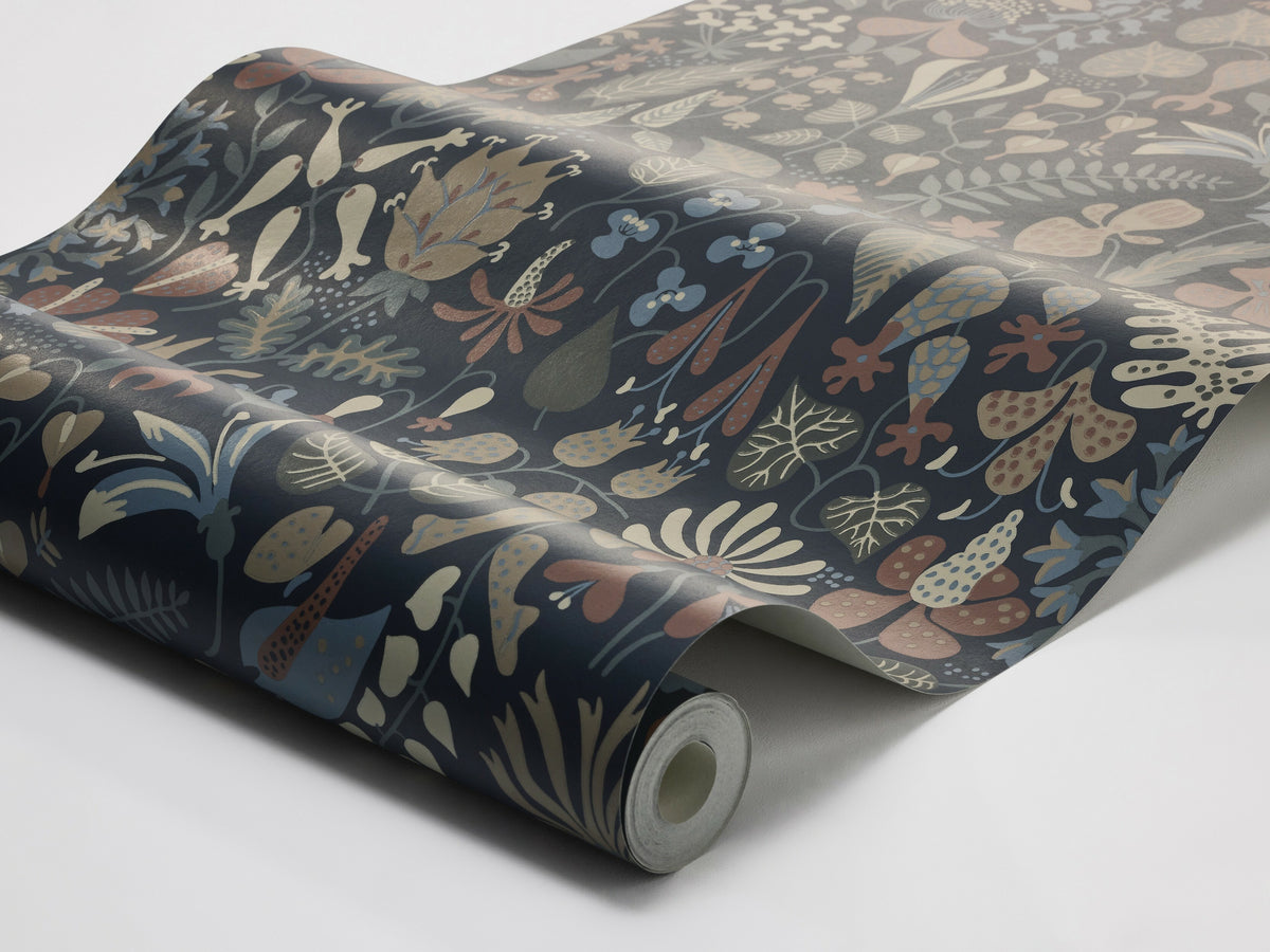 Stig Lindberg - Herbarium - Dark Blue