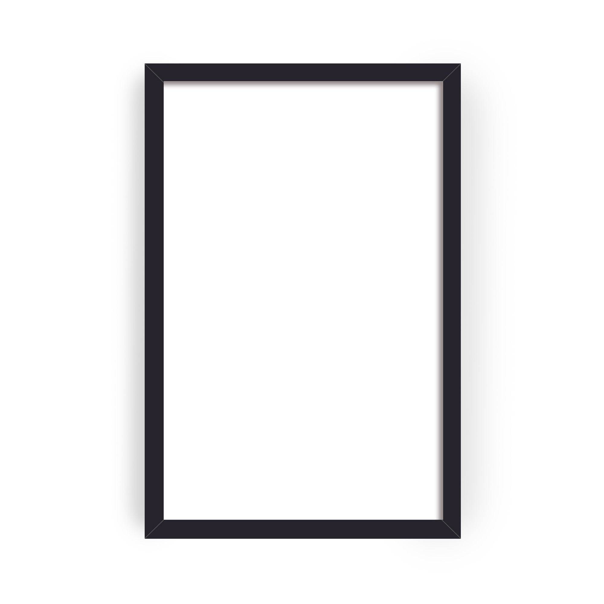 20 x 30 - Sort - Træramme