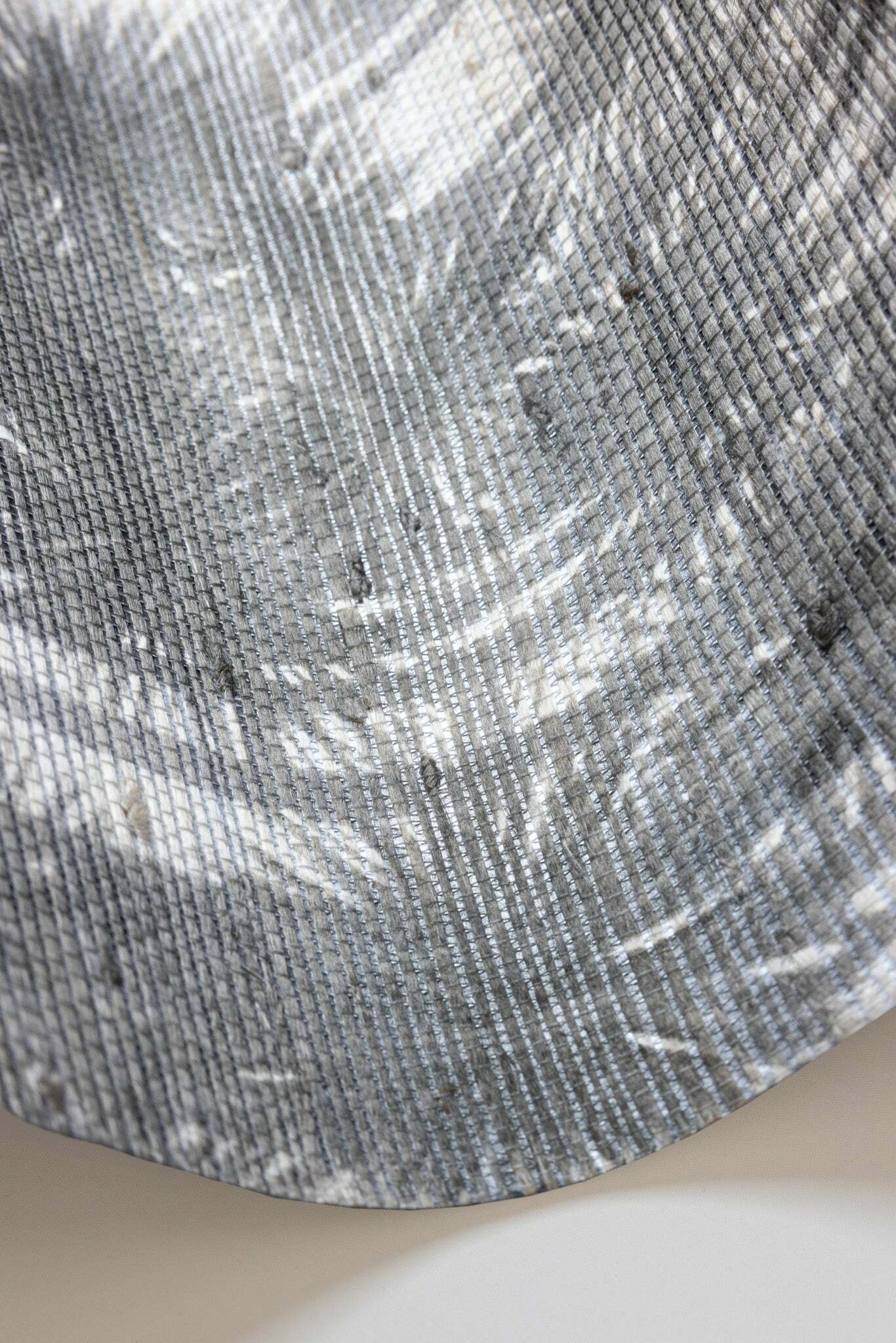 Japanese Woods Grasscloth - Charcoal