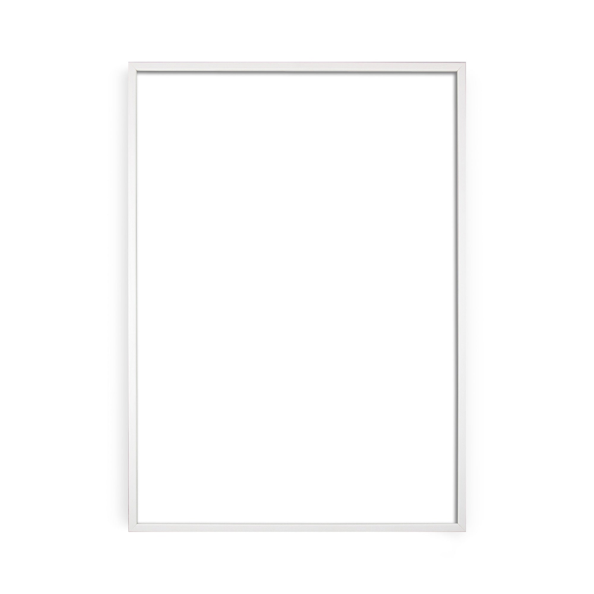 50 x 70 - Hvid - Træramme