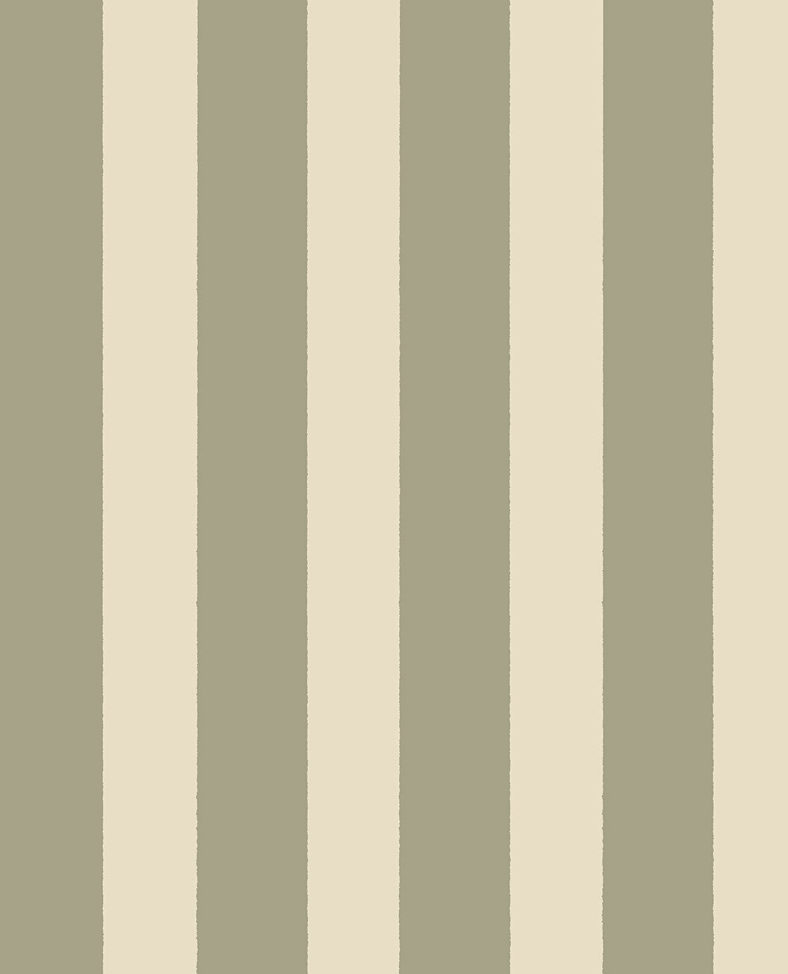 Candy Stripe - Dusty Green