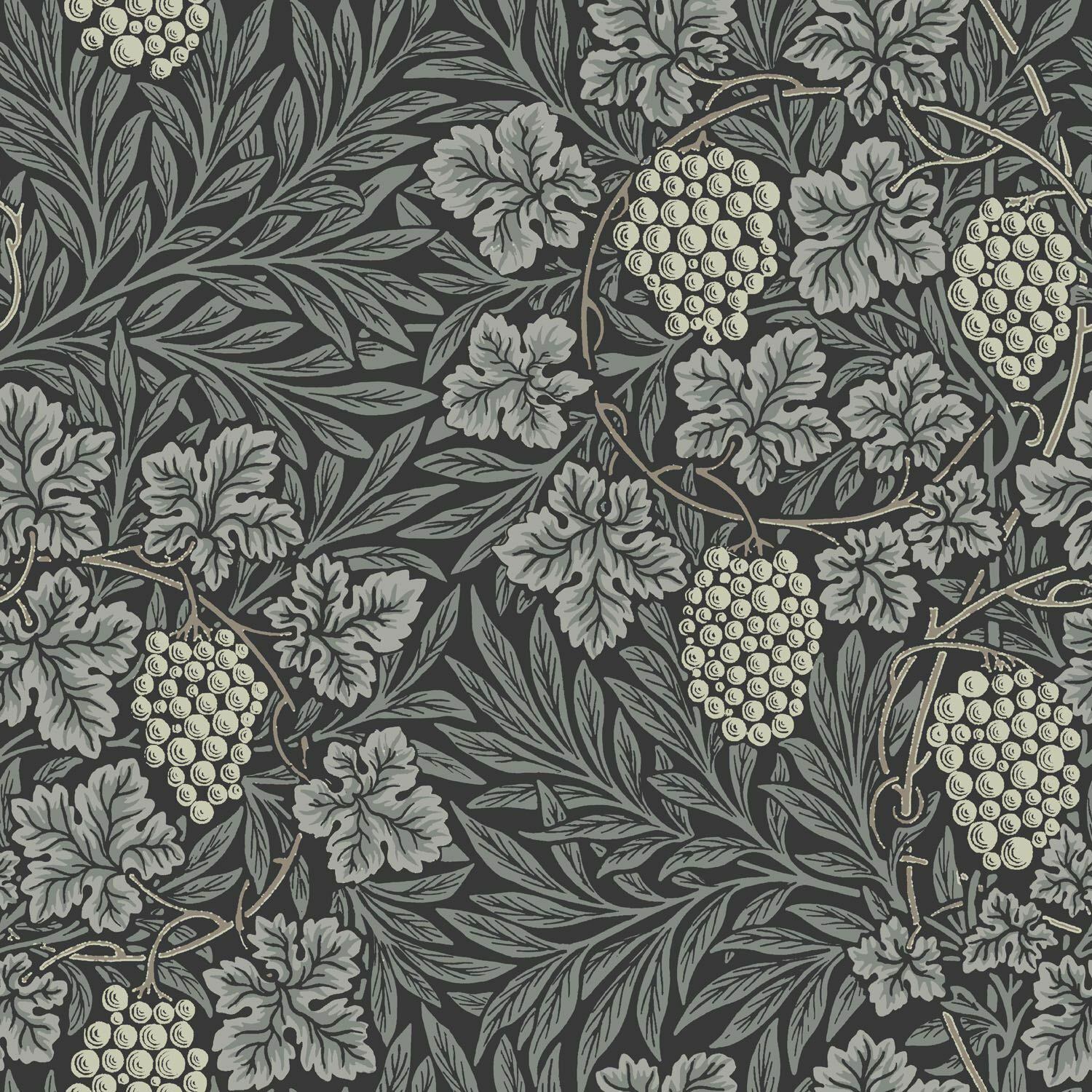 Vine - Grey & Black