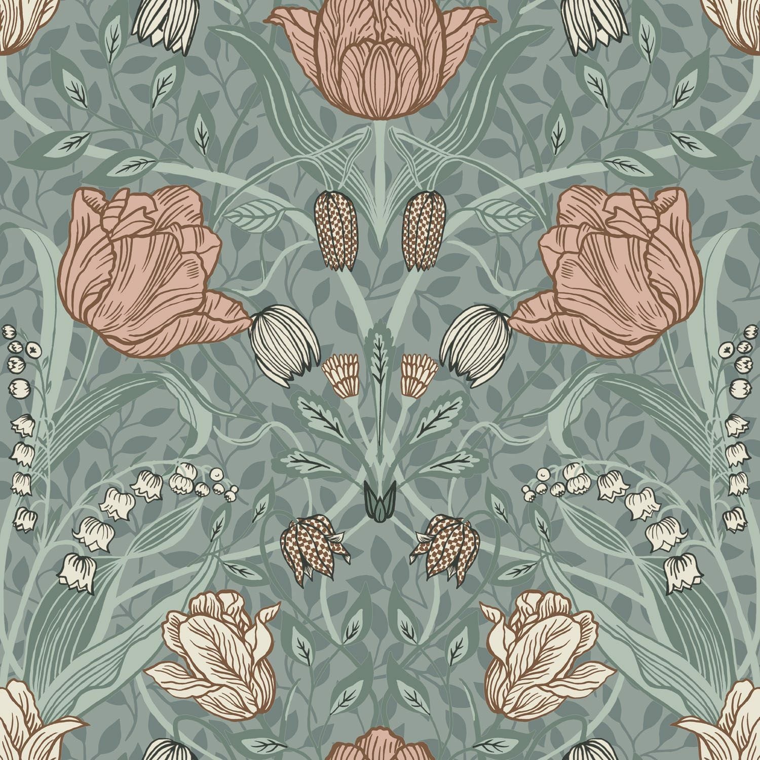 Filippa - Green & Peach