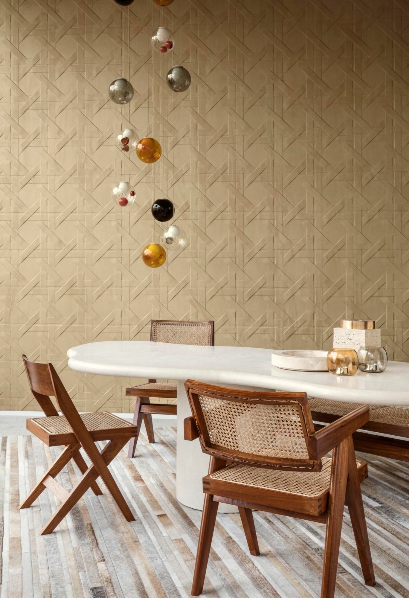 Cannage - Light Brown