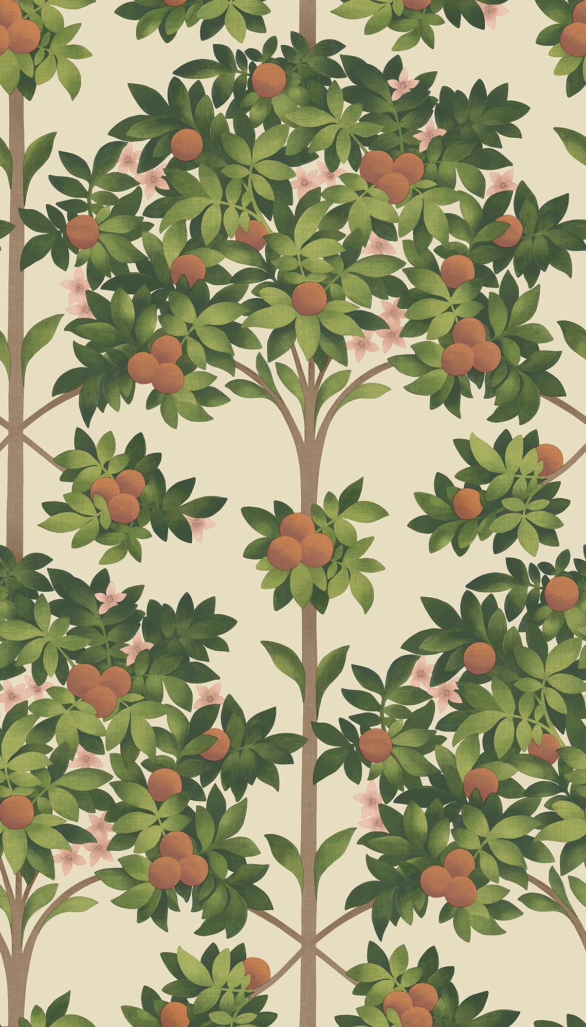 Orange Blossom - Orange & Spring Green