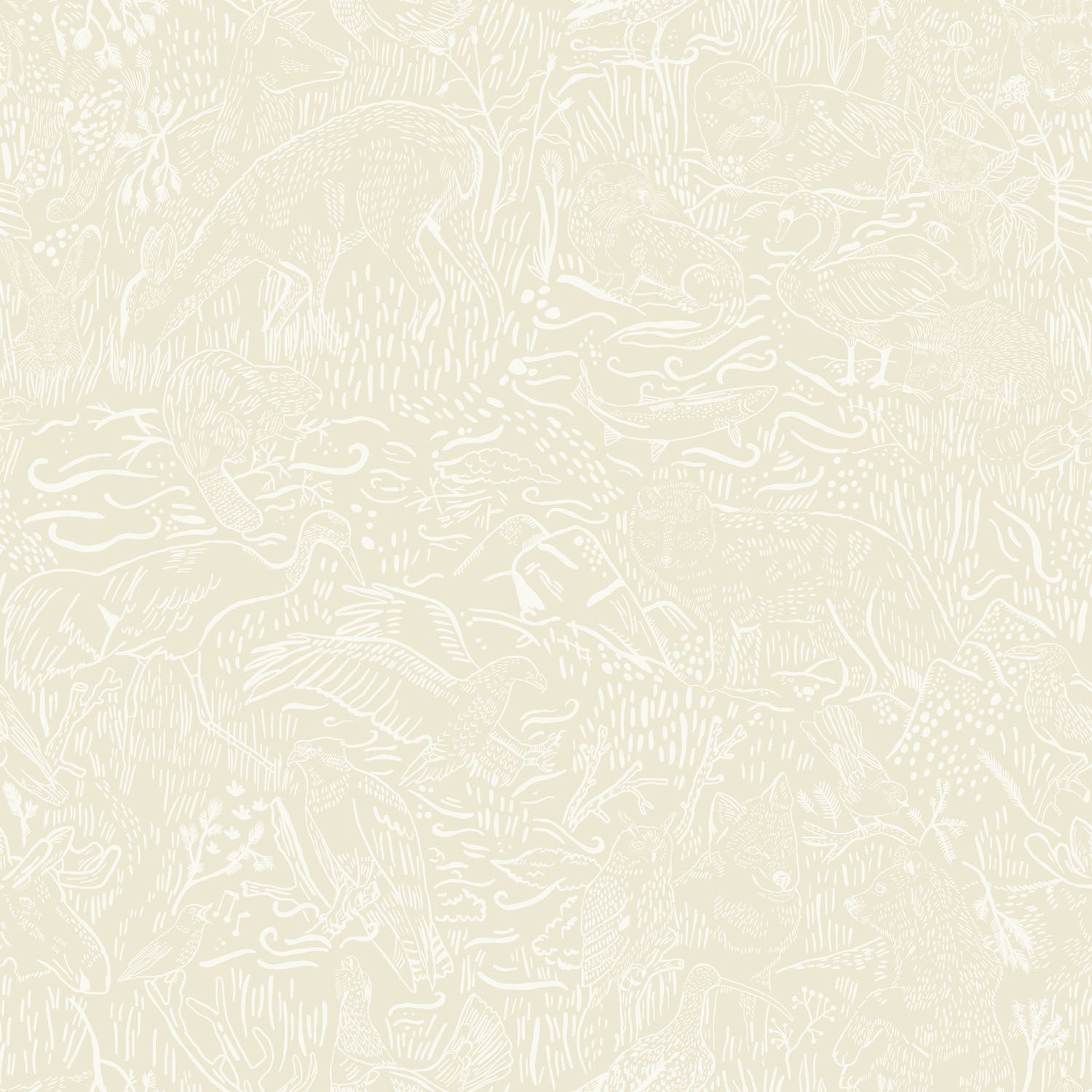 Landskapsdjur - Cream
