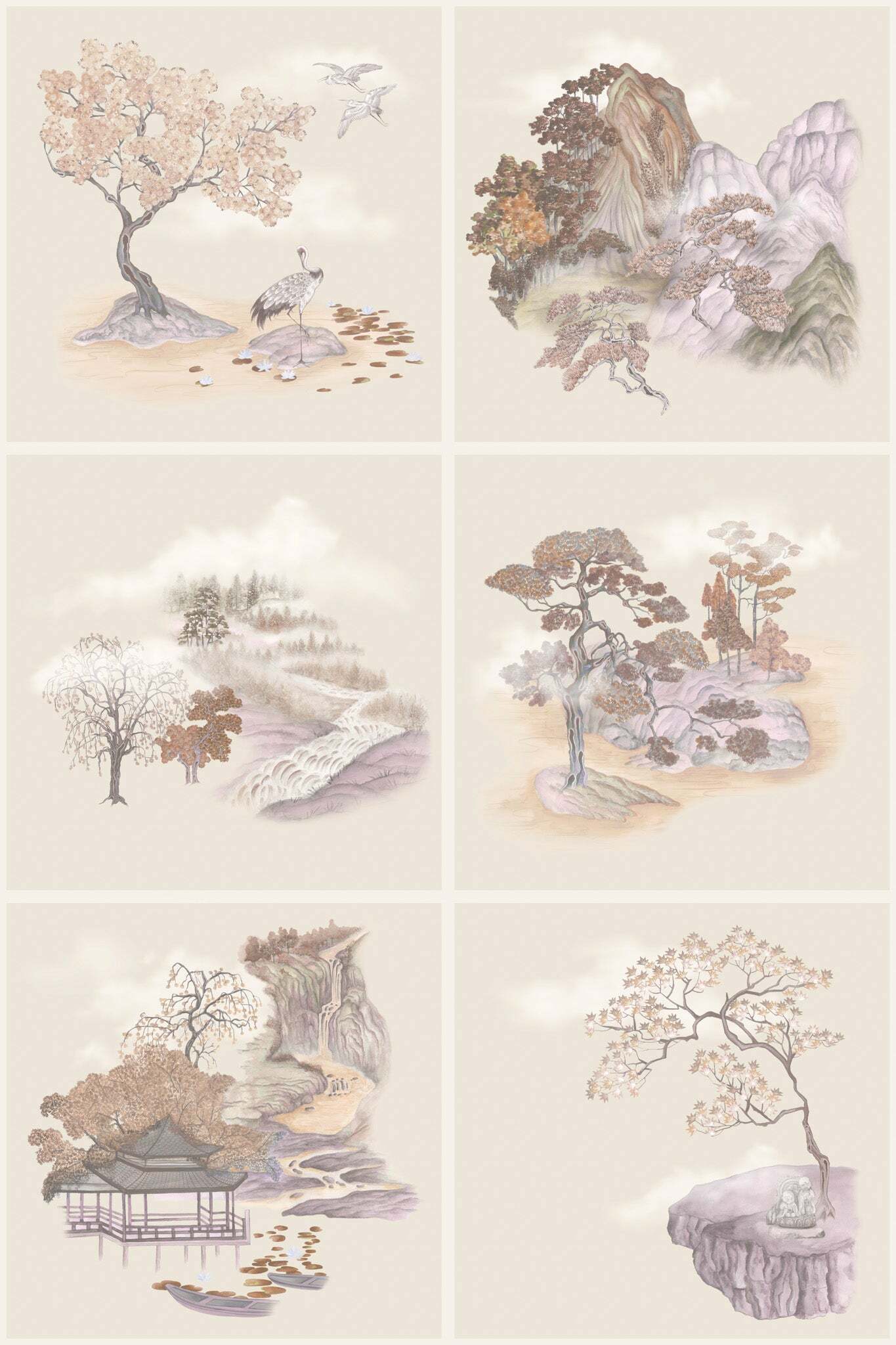 Tile Toile - Autumnal