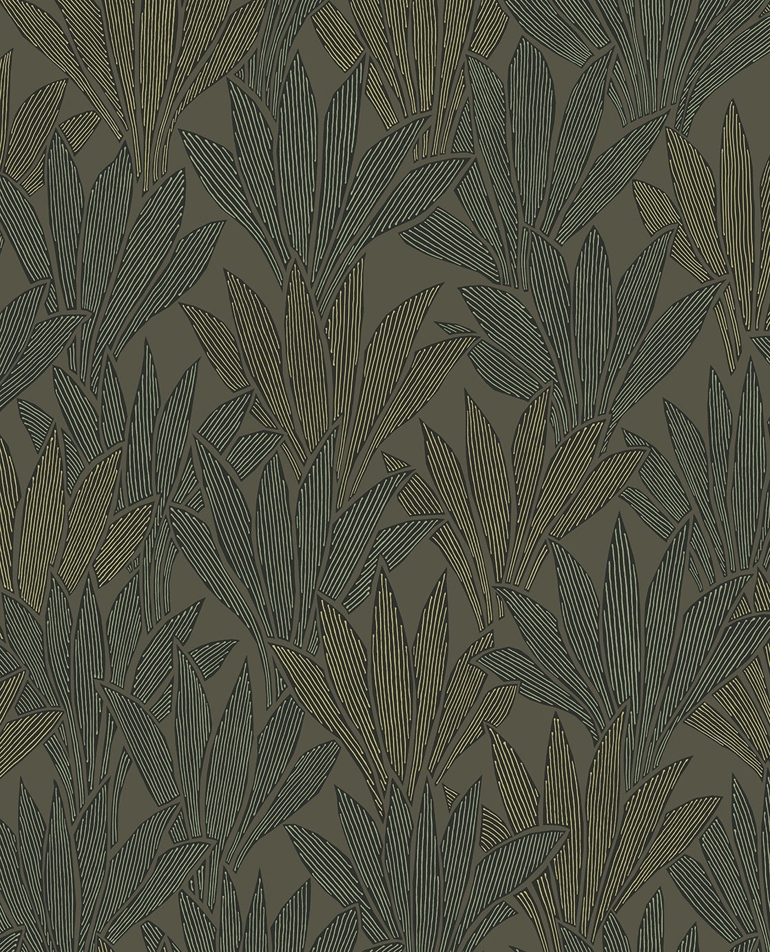 Fan Leaves - Dark Green
