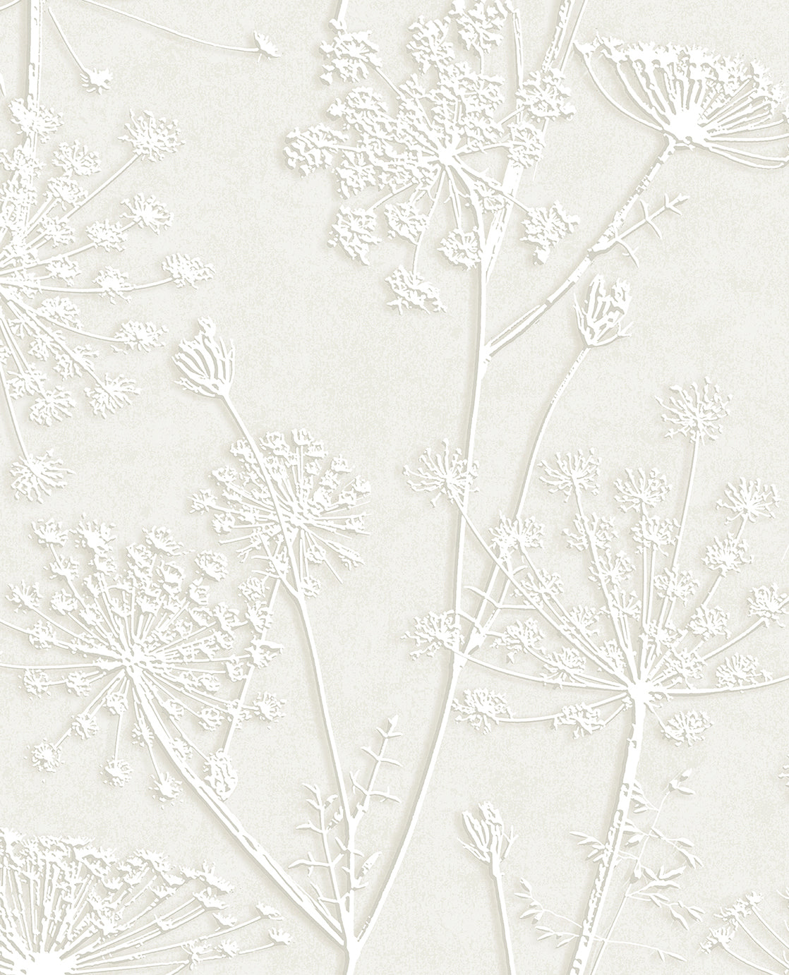 Silhuet Flowers - Light Grey