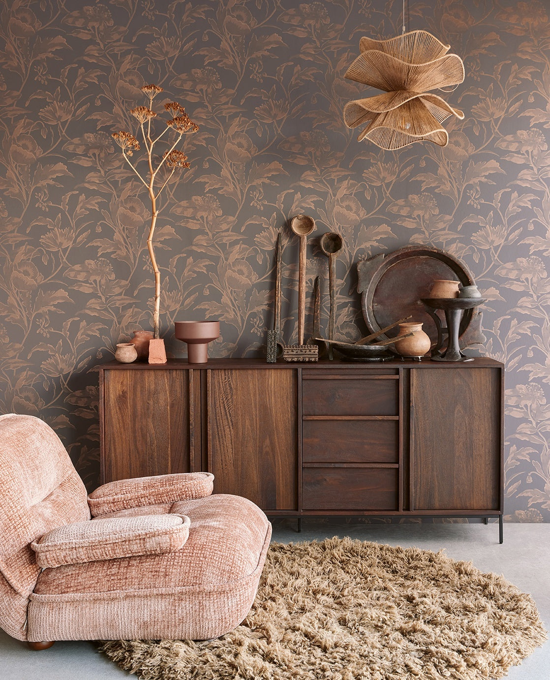 Gilded Glamour - Purple & Copper