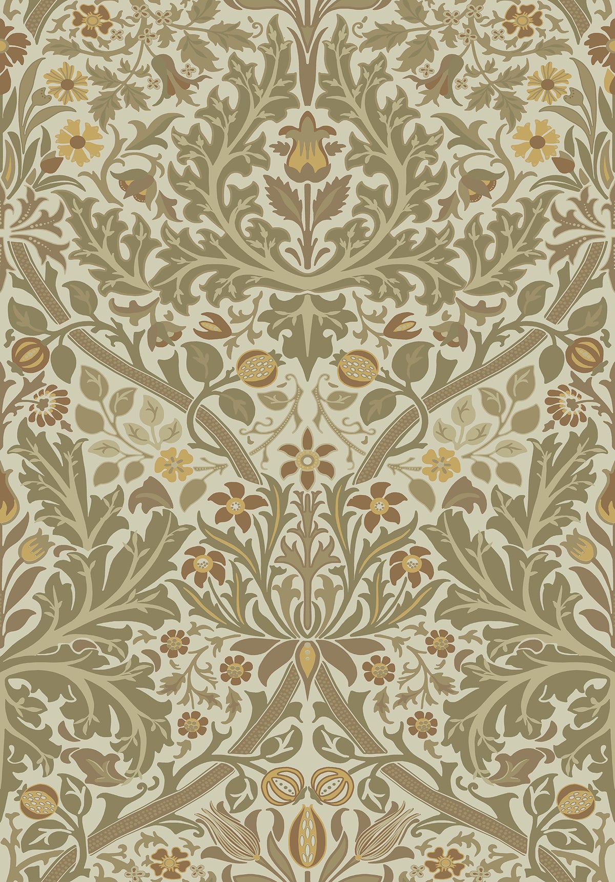 Autumn Flowers - Beige