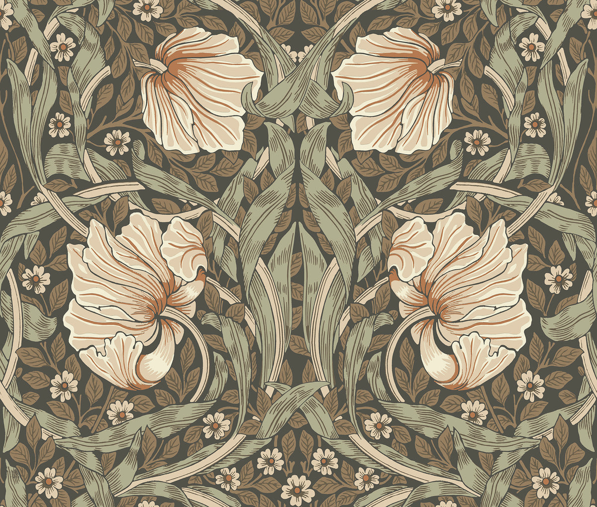 Pimpernel - Green & Beige