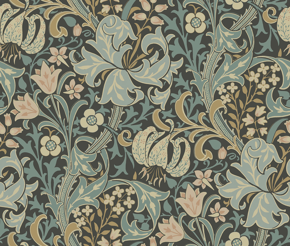 Golden Lily - Blue