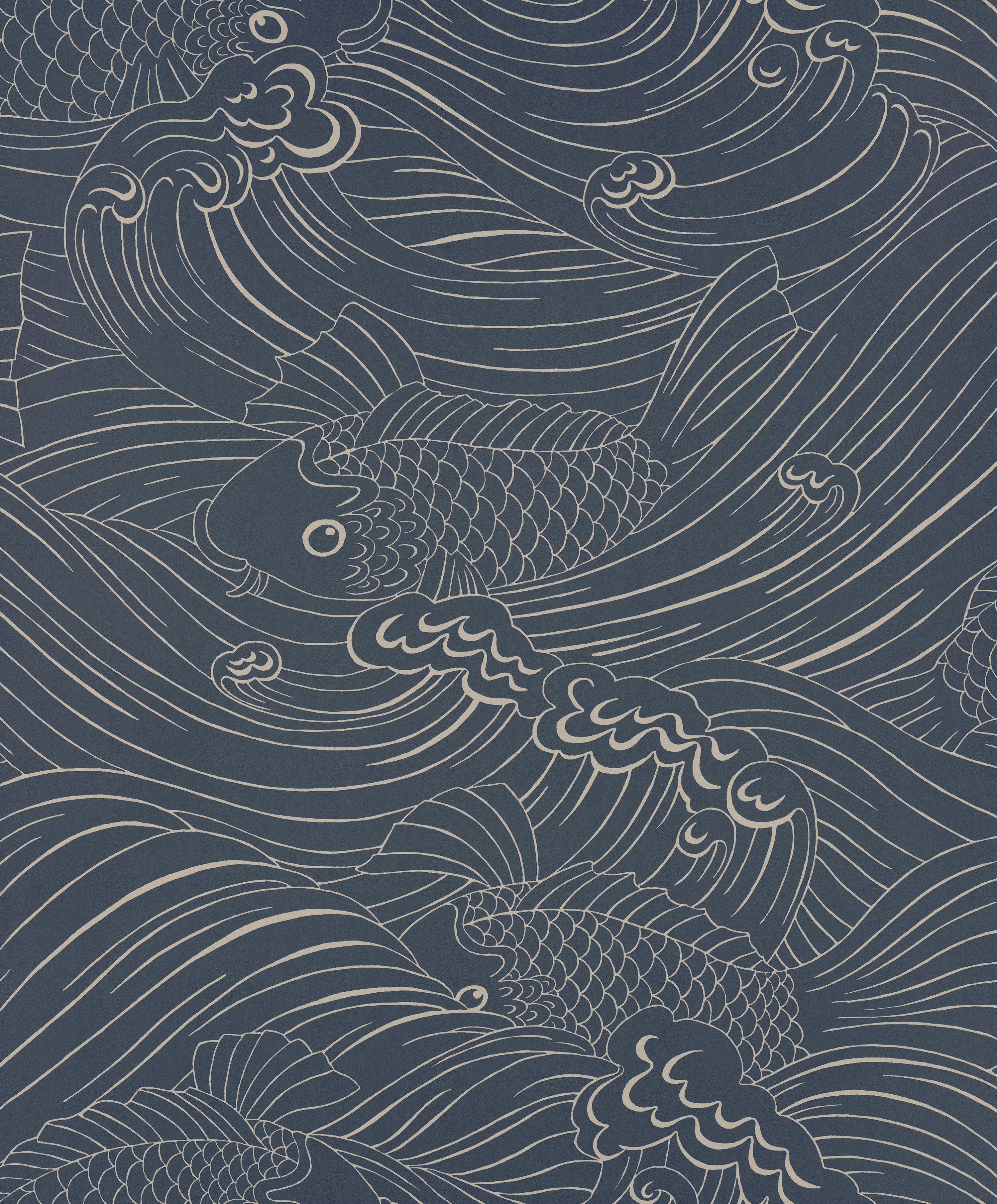 Plenty more fish - Ink blue