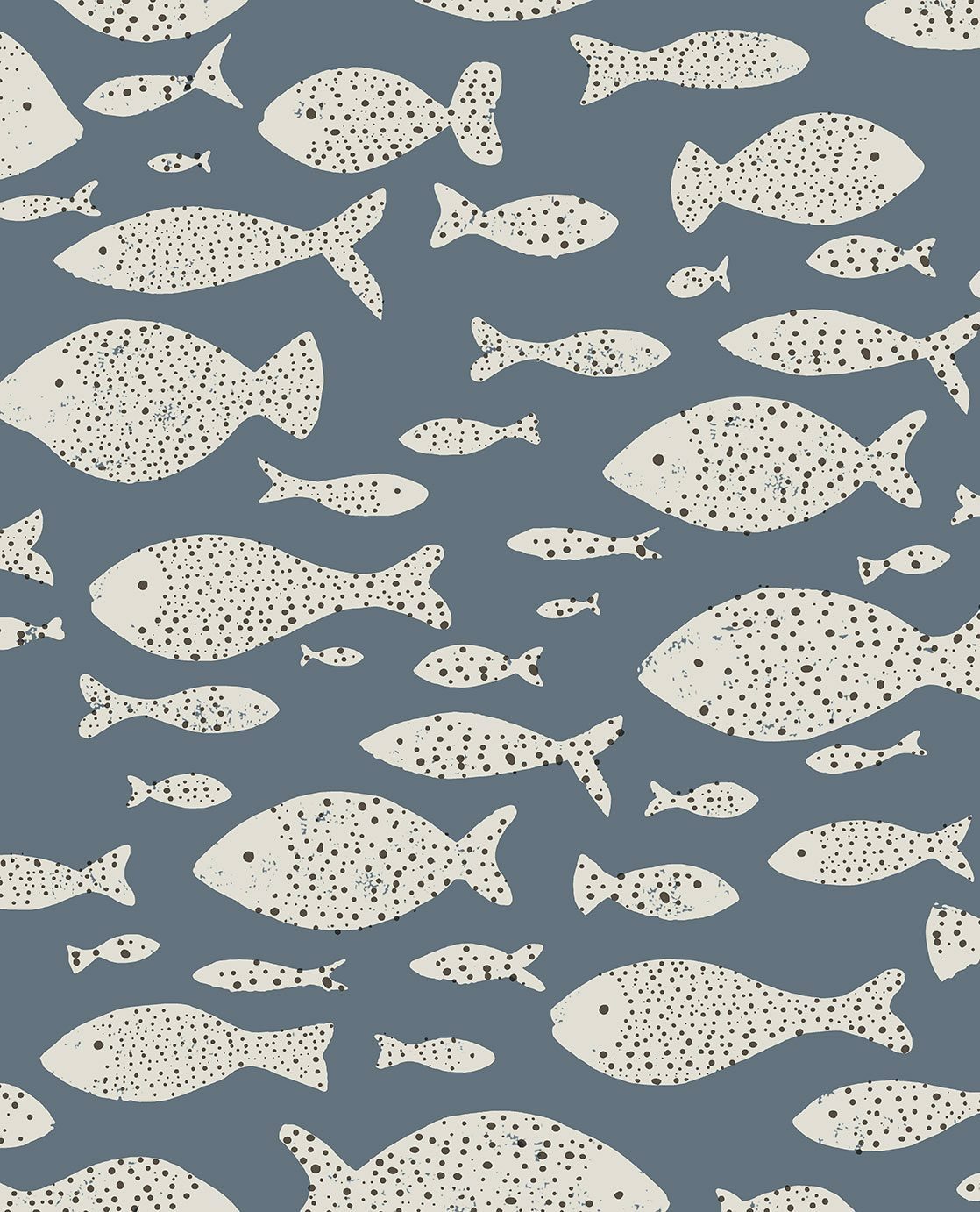 Dot Fish - Blue