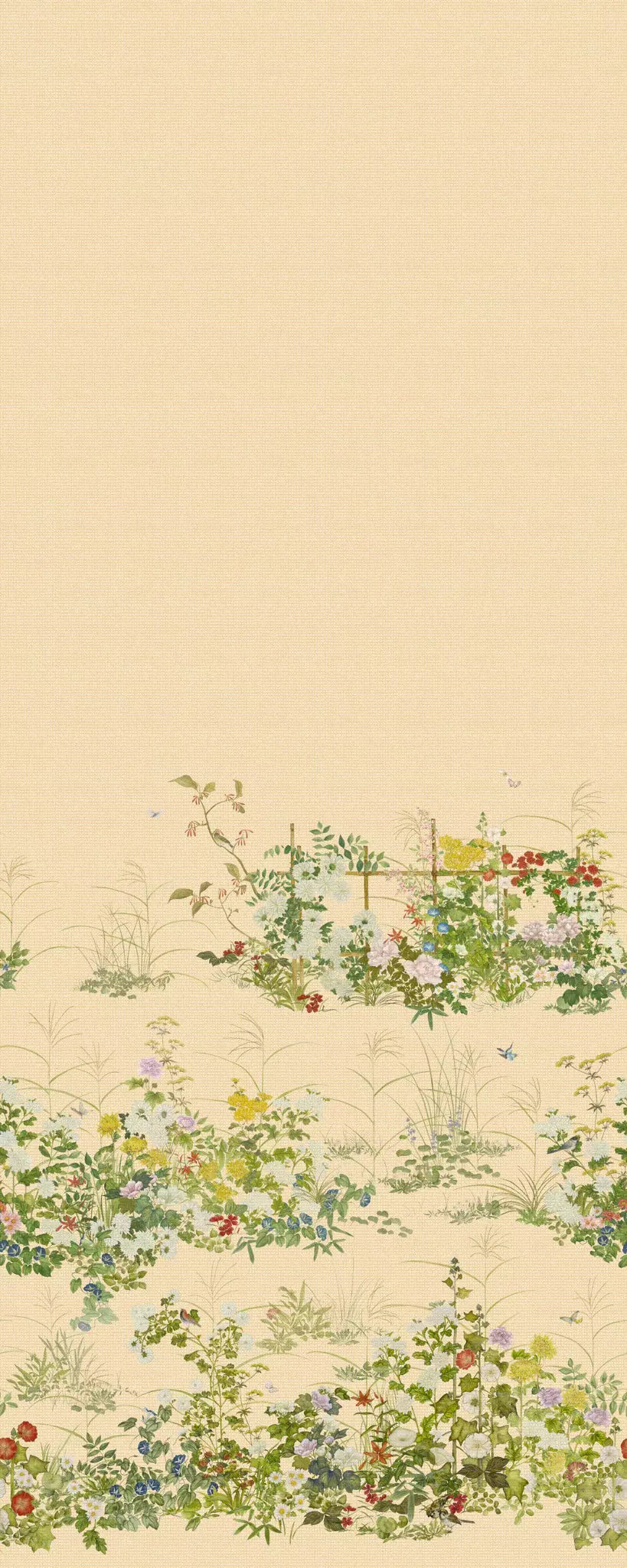 Scenic Flora Japanese Paperweave - Gold