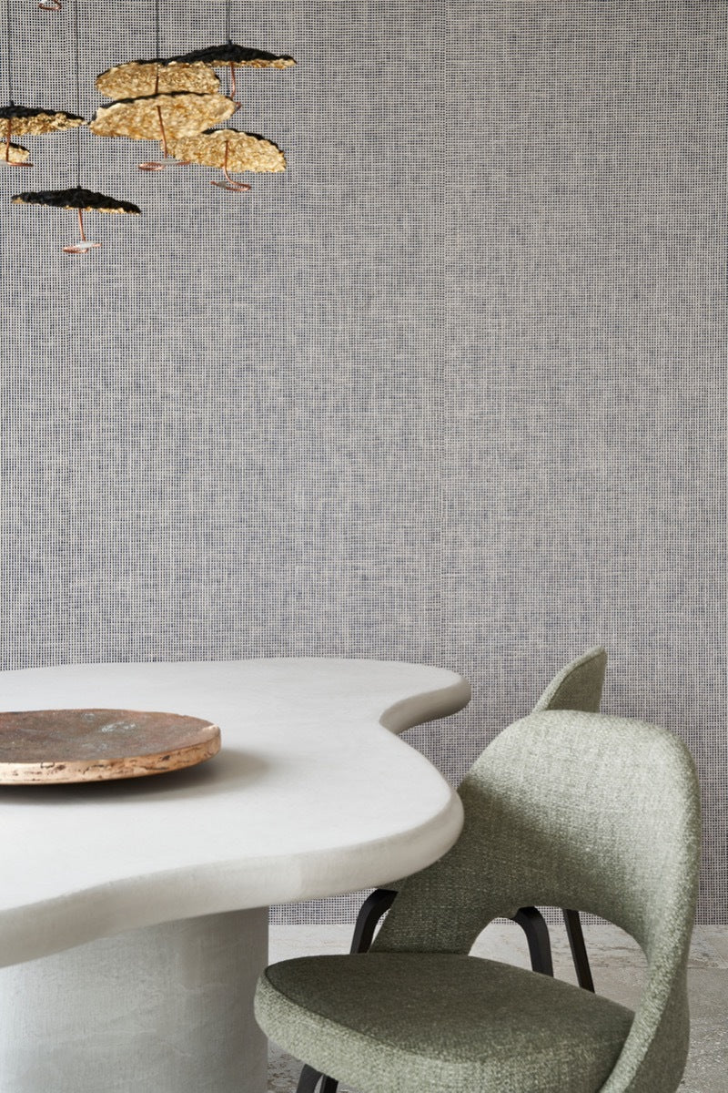 Waffleweave - Navy Beige