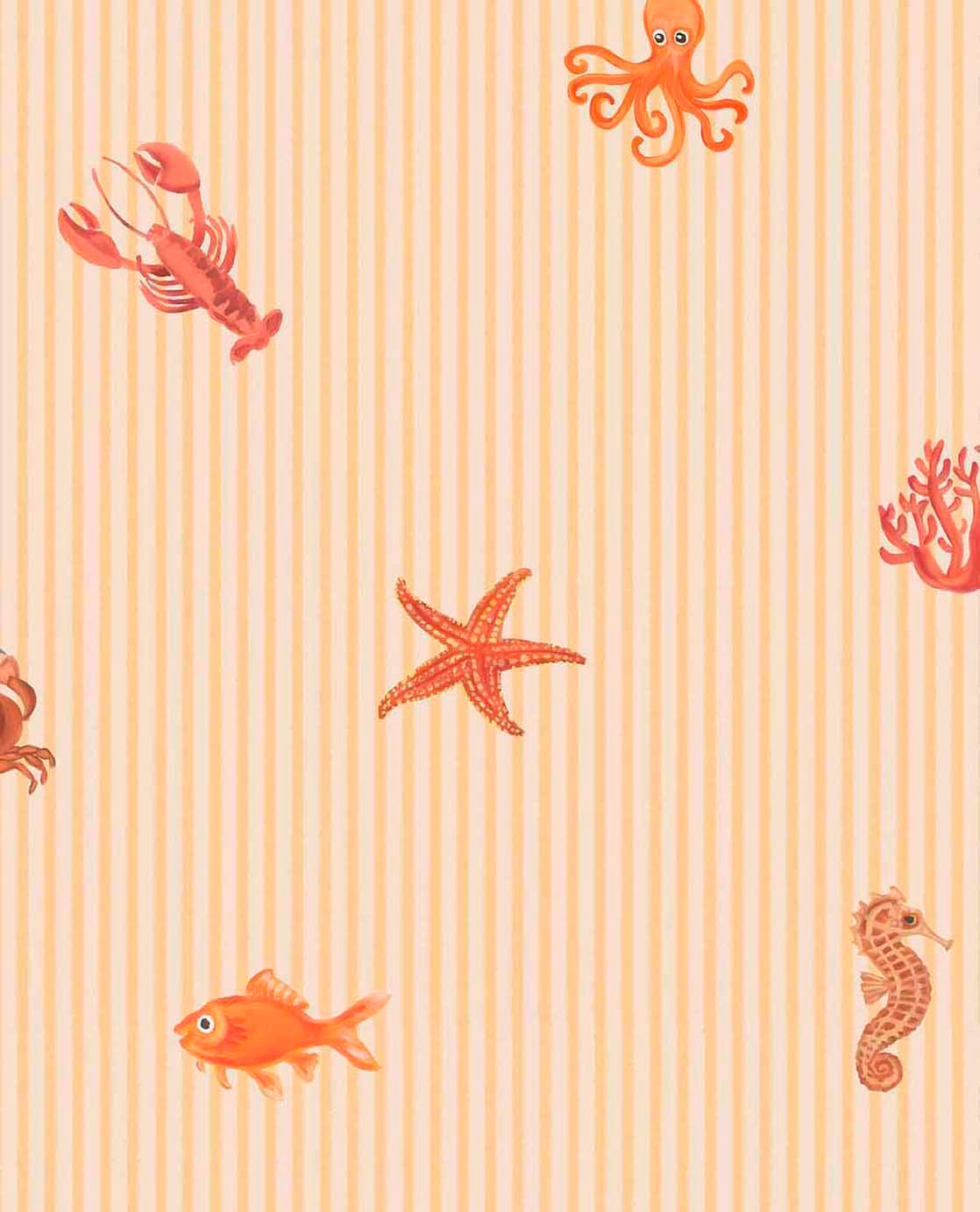 Small Sea Creatures - Orange