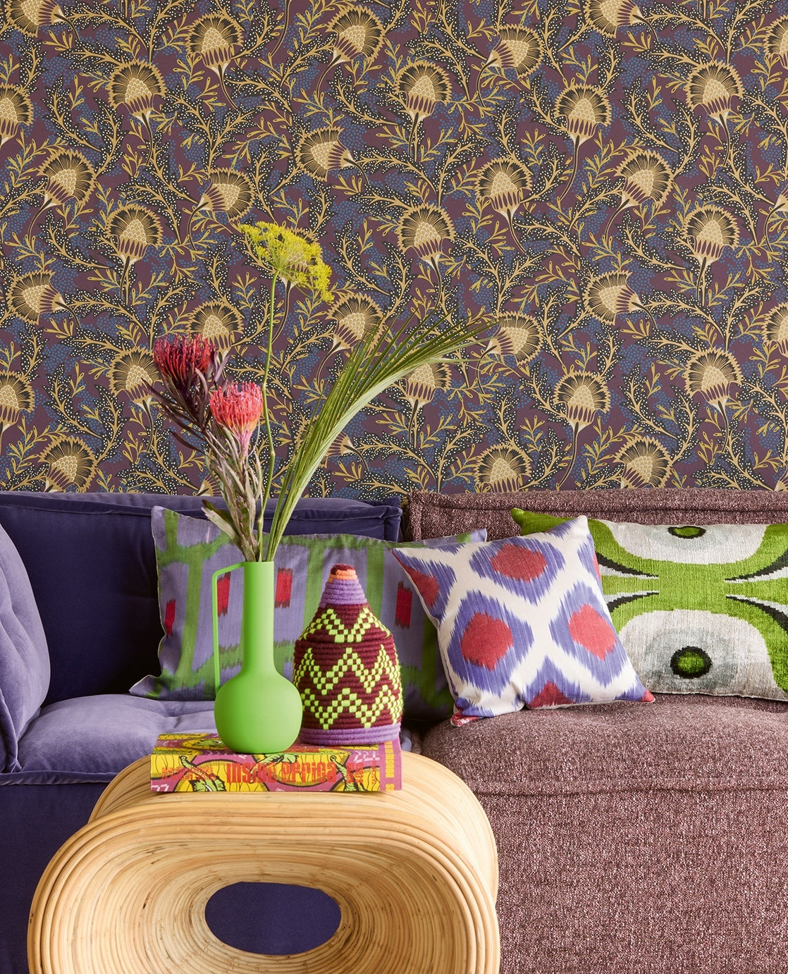 Joyous Floral - Purple