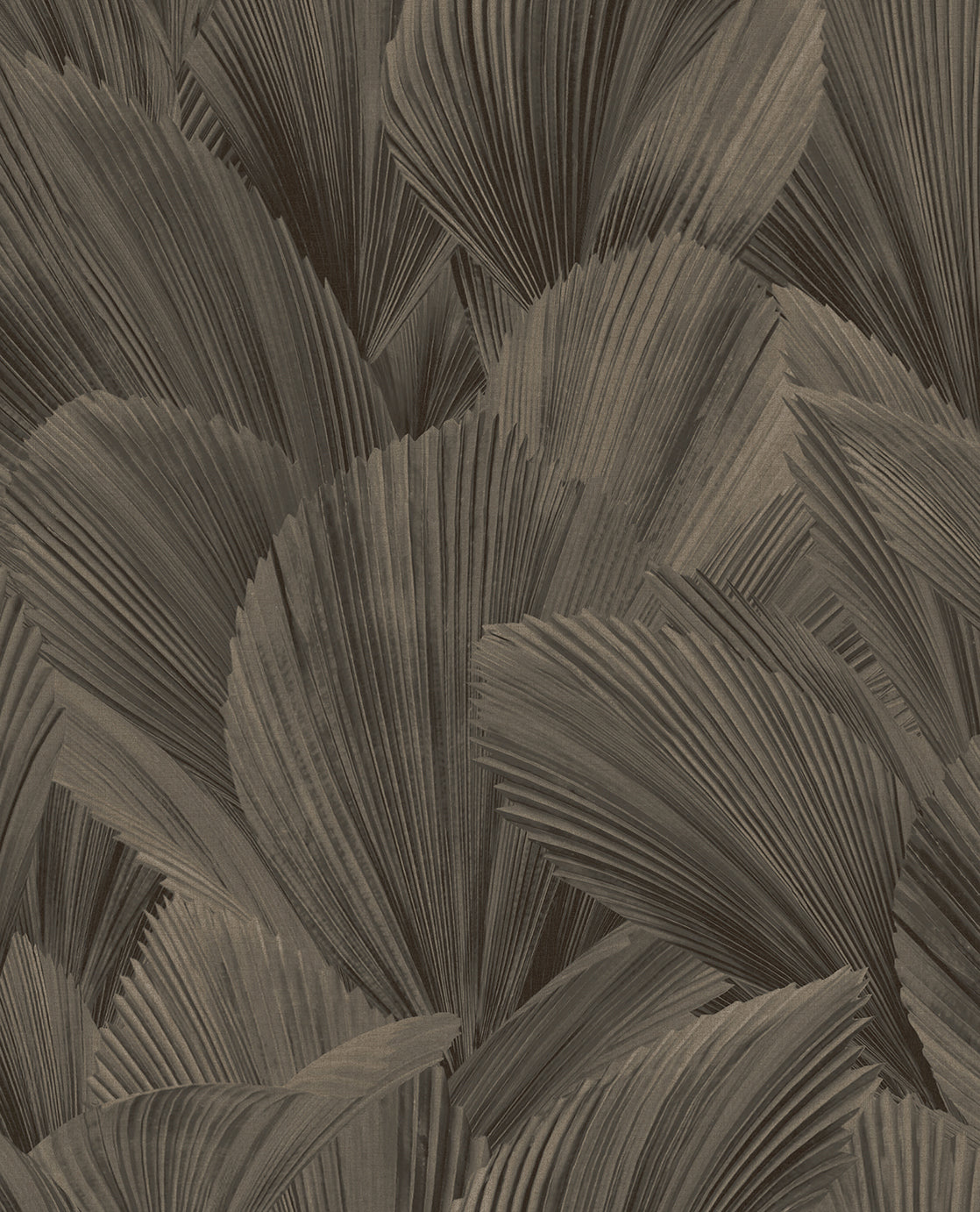 Feathering Leaves - Black