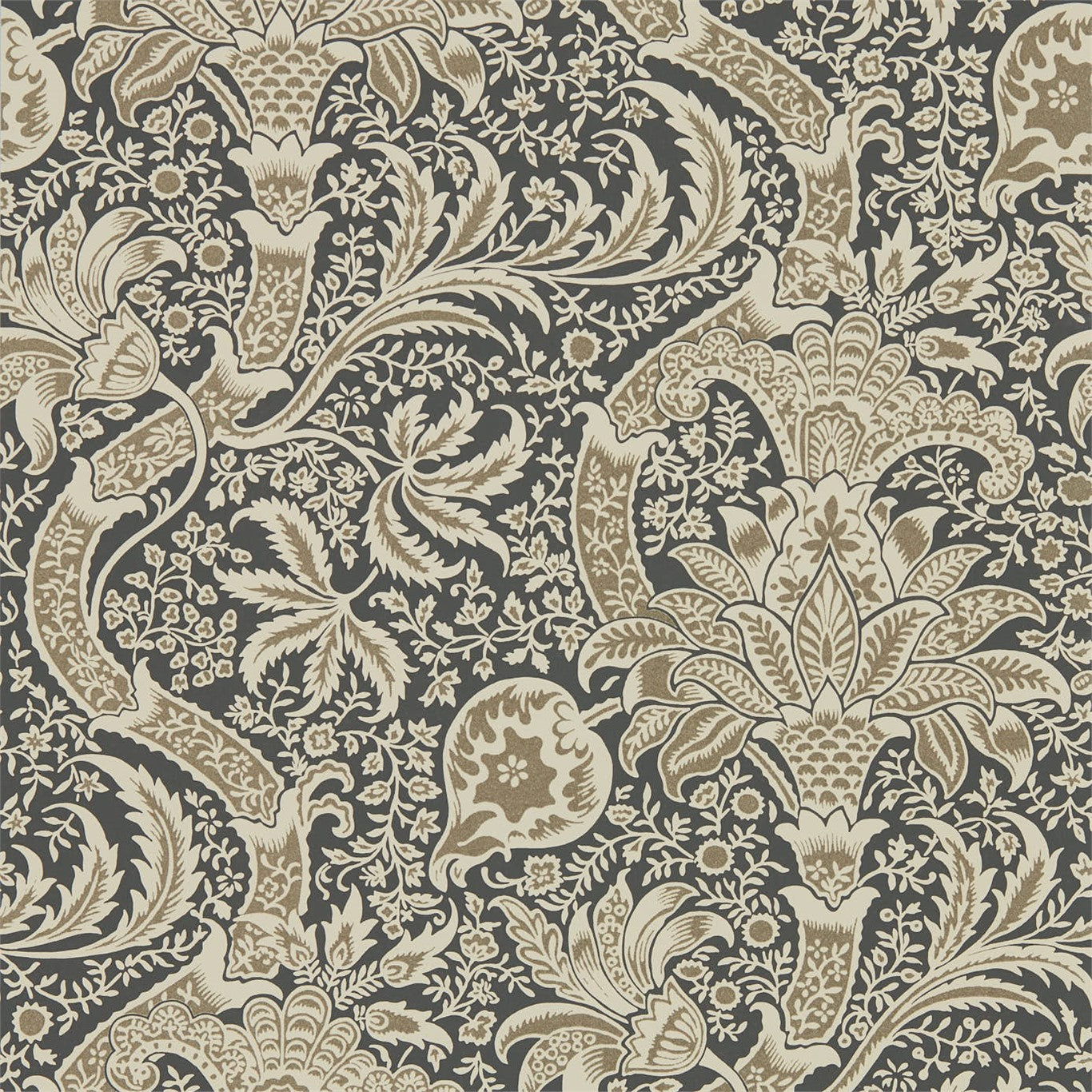 Indian - Charcoal/Nickel