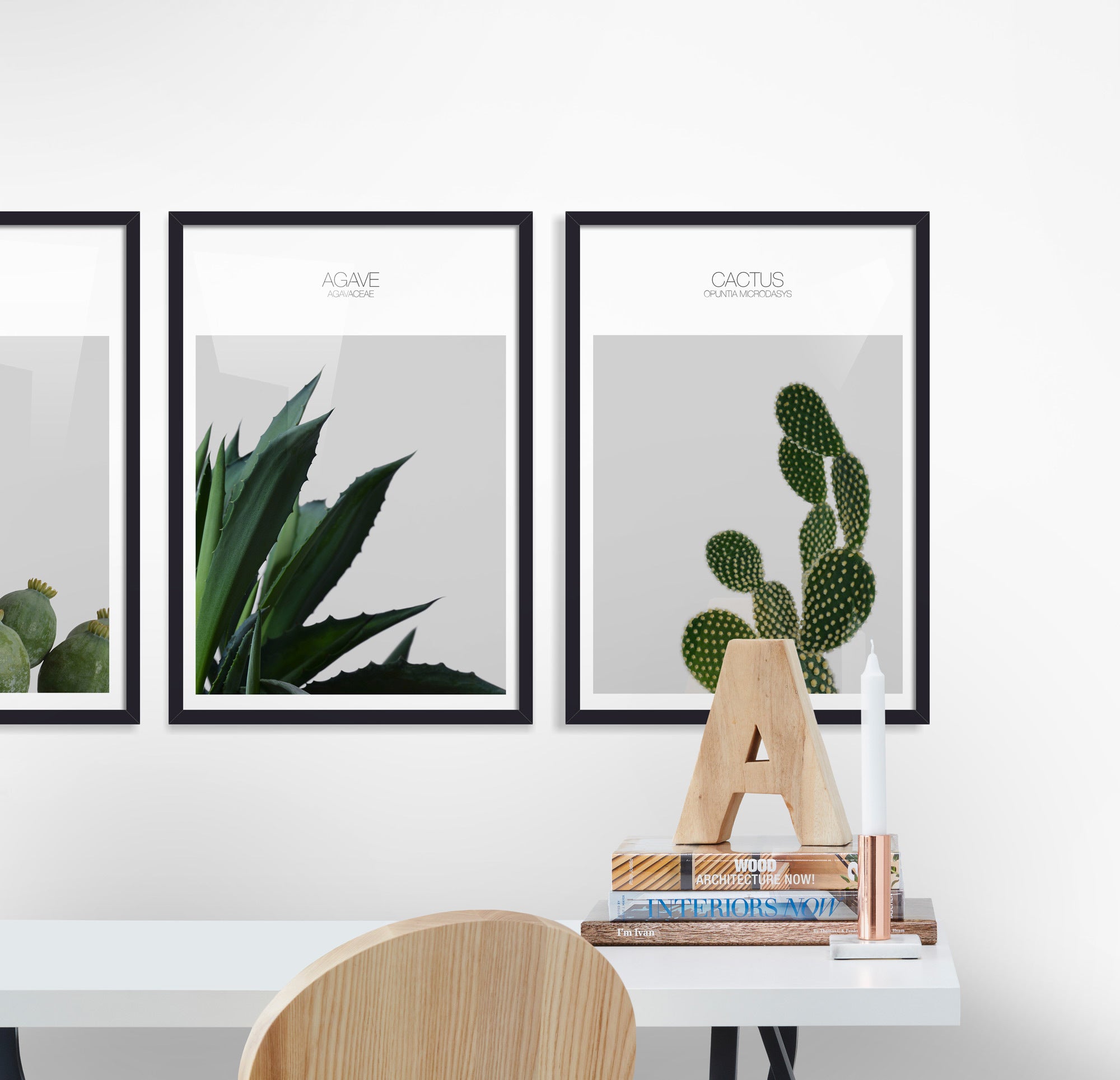 A3 - Sort - Træramme