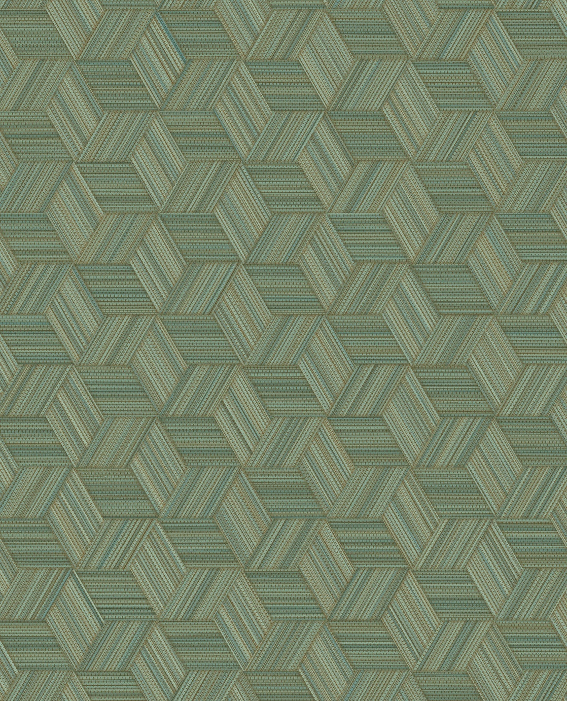 Woven Cube - Green