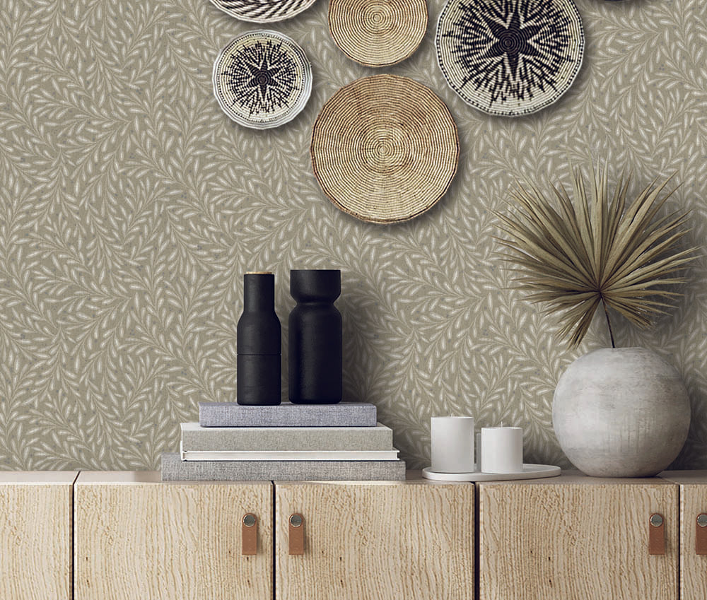 Lynniber blad tapet fra Midbec