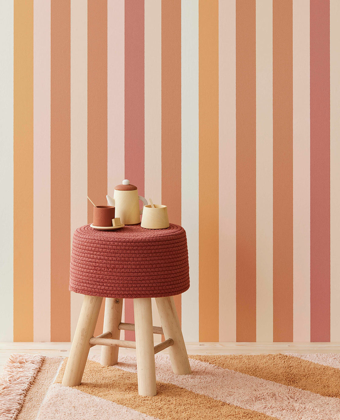 Frisky Stripe - Blush