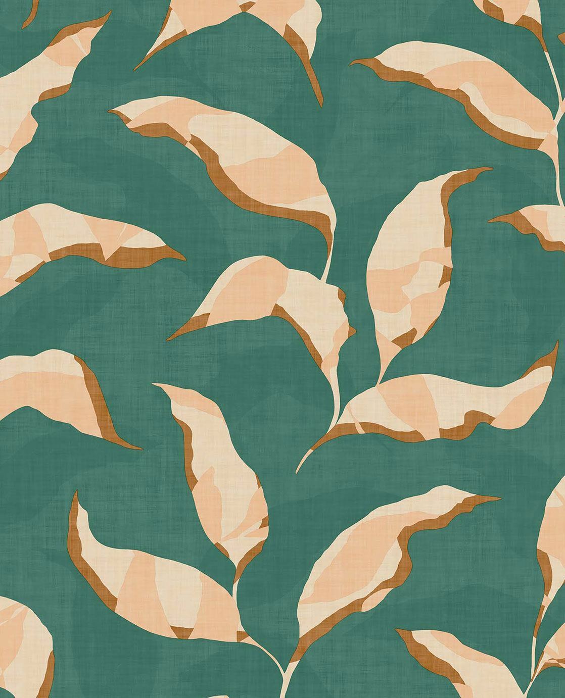 Feather Leave - Teal