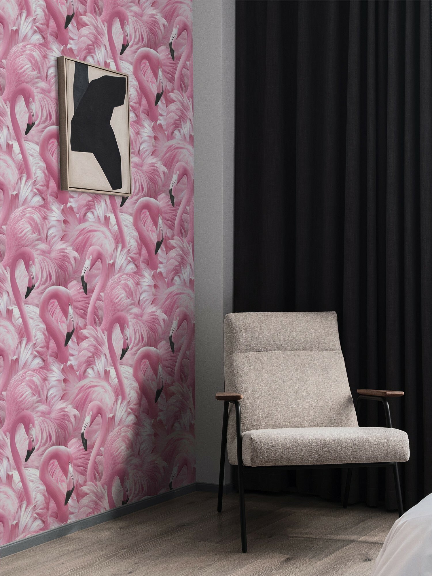 Flamingo tapet
