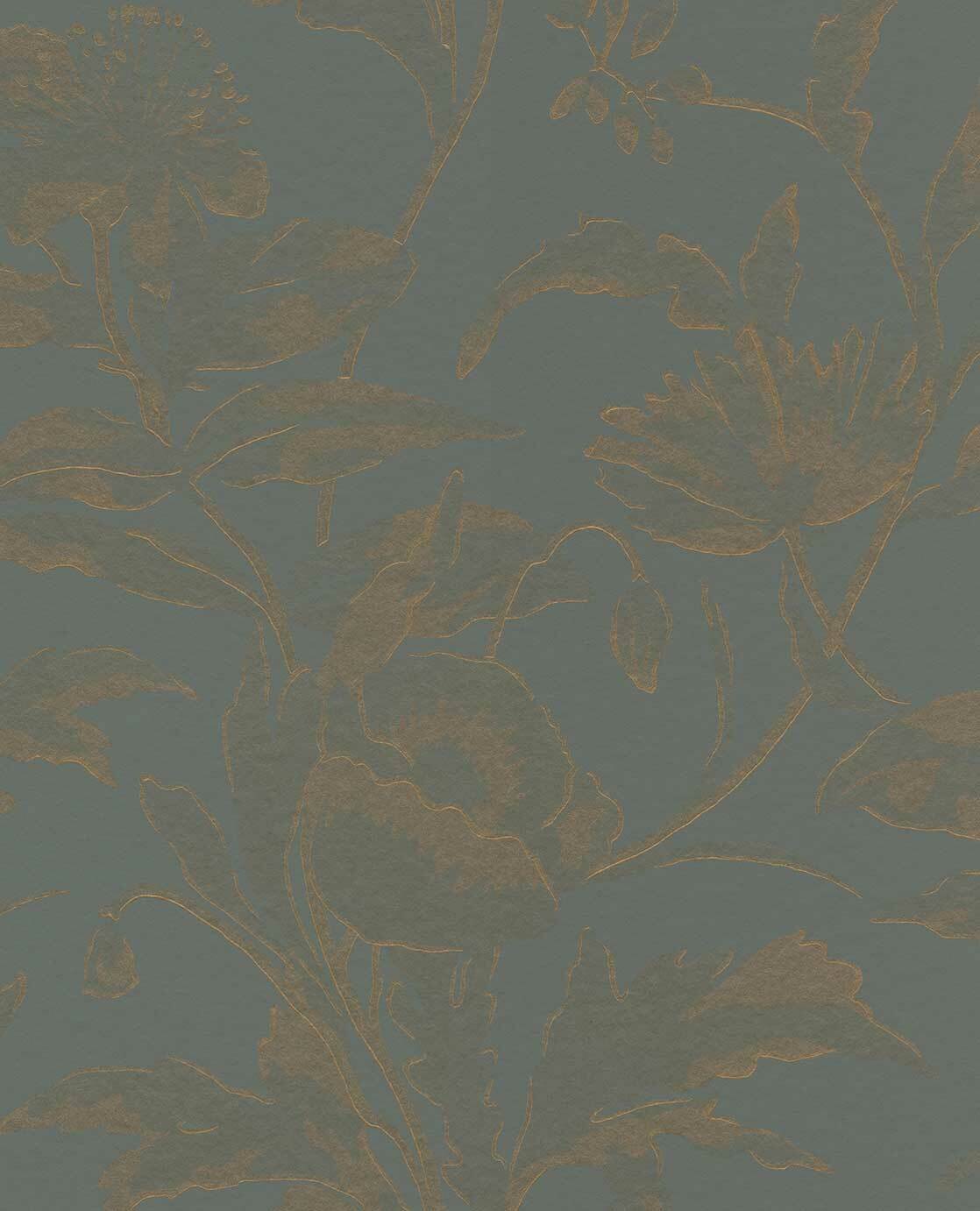 Gilded Glamour - Blue & Gold