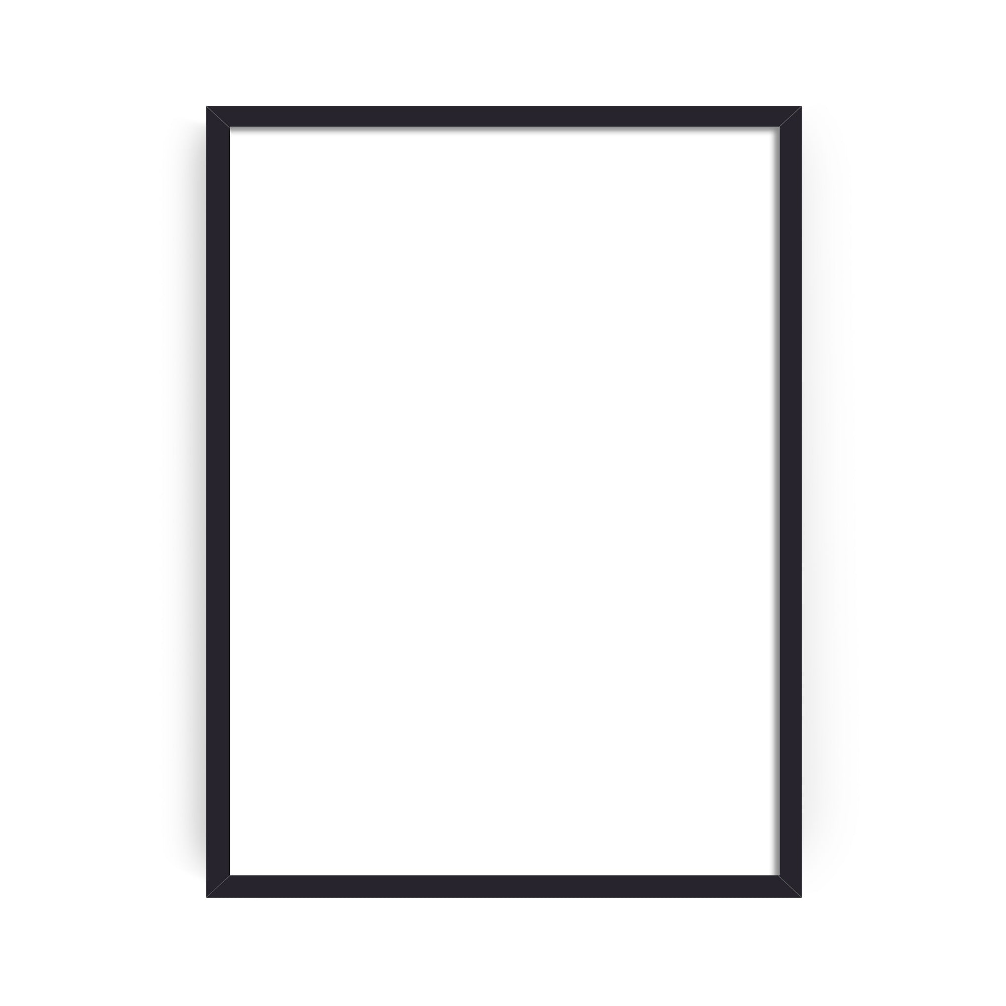 30 x 40 - Sort - Træramme