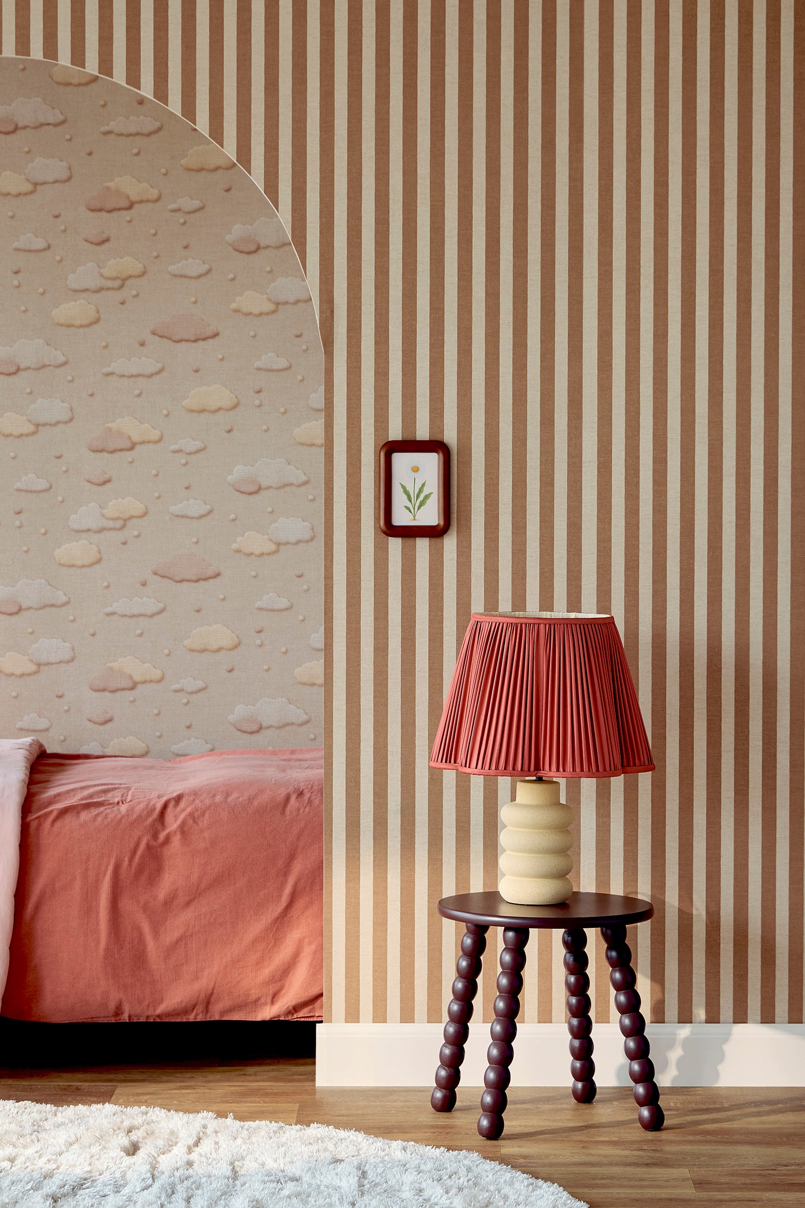 Small Stripes - Brown