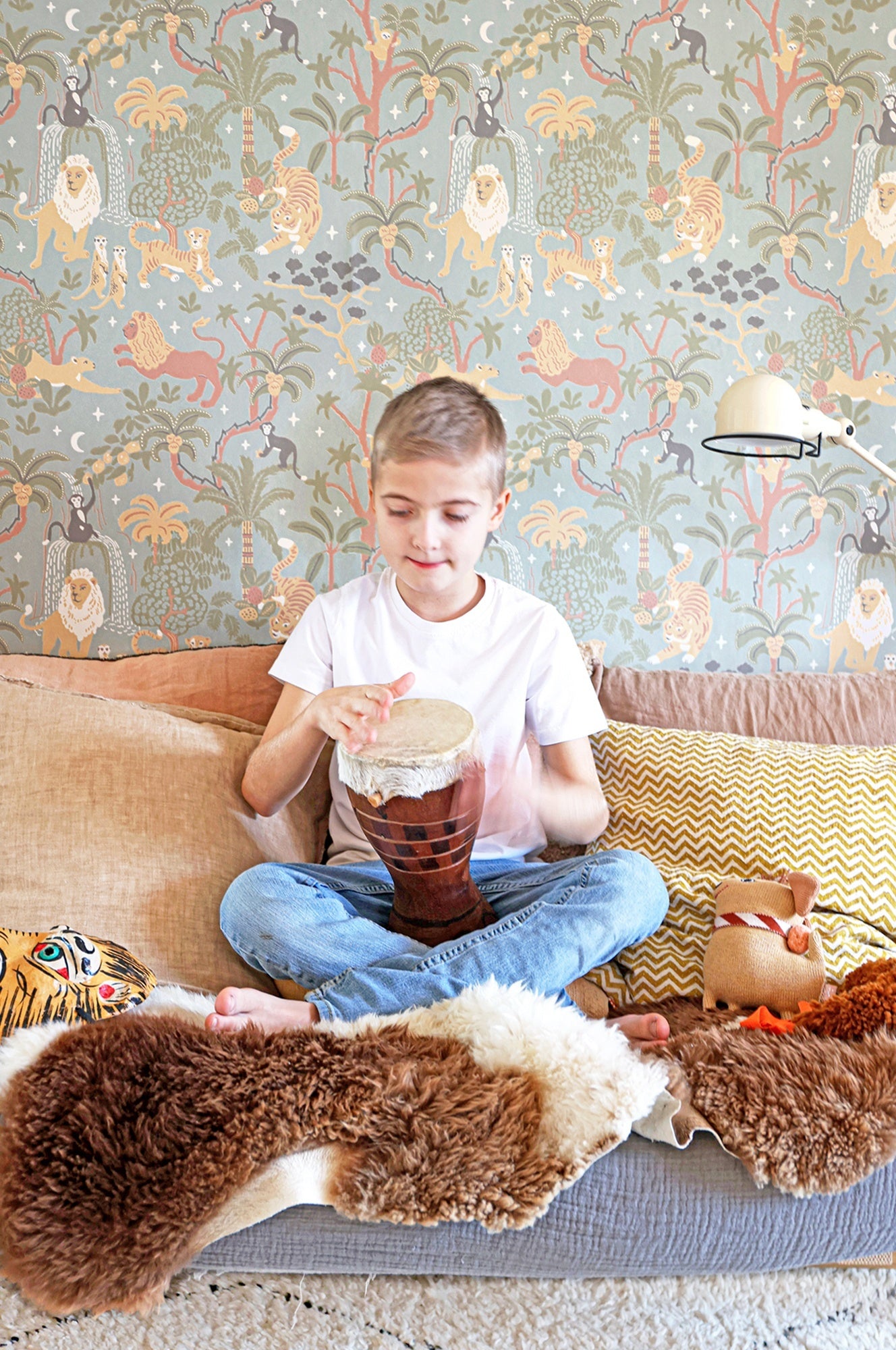 Jungle Glow - Tropical Blue