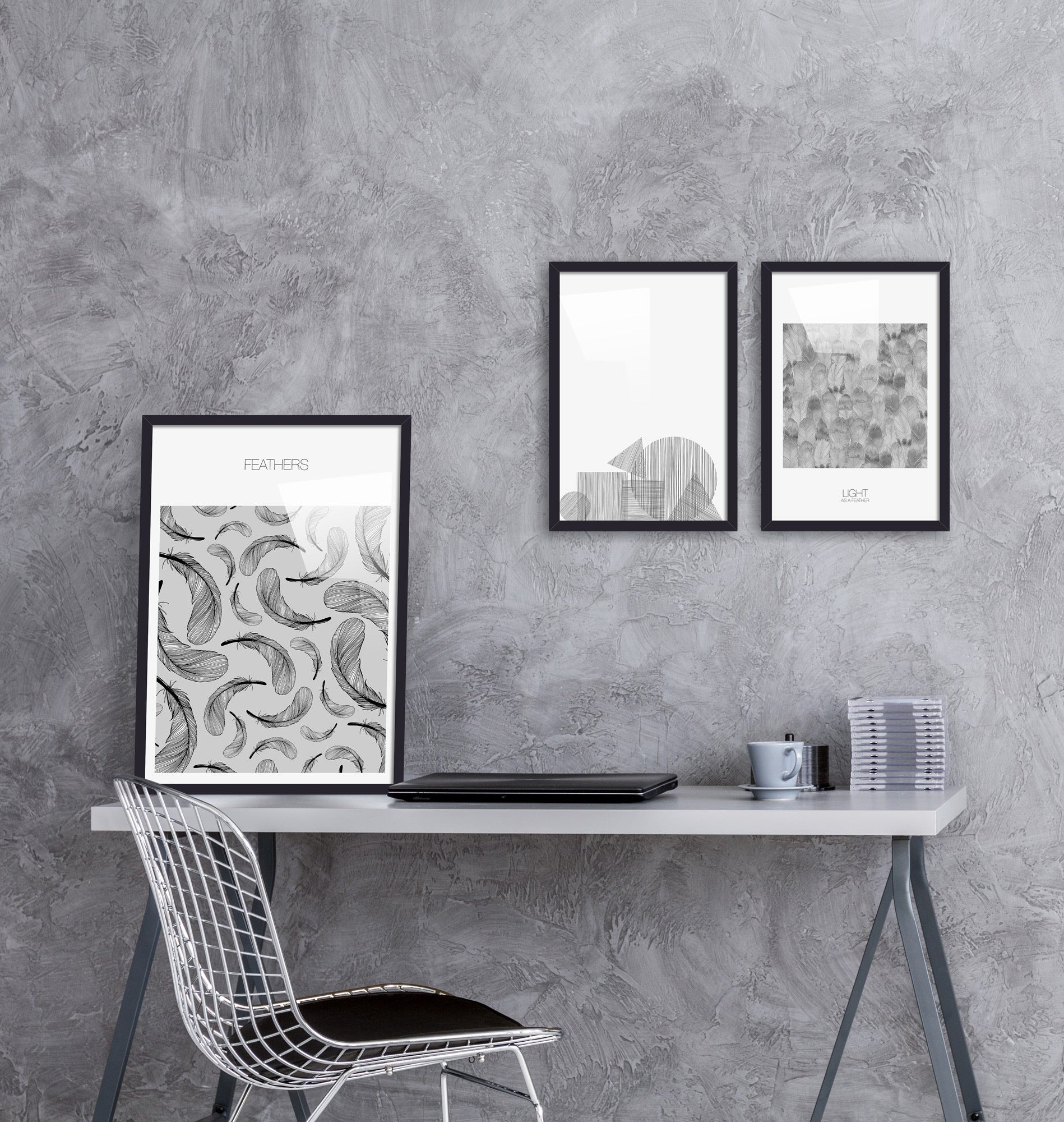 A4 - Sort - Træramme