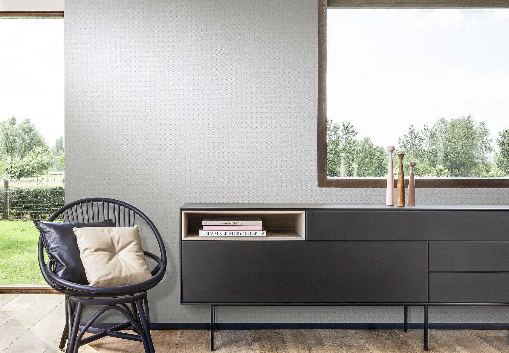 Dots - Light Grey and Pink