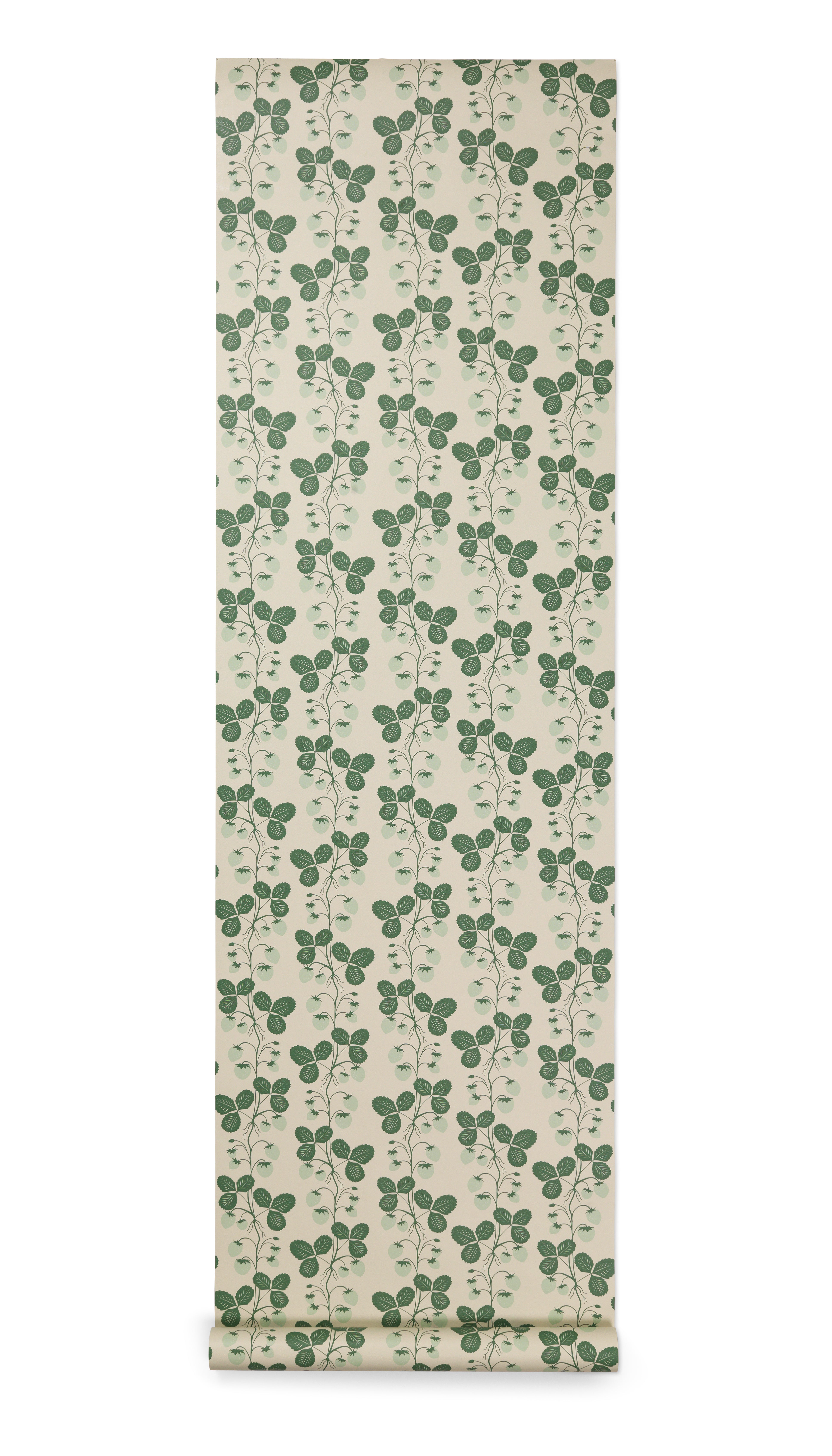 Strawberry Field Wallpaper - Green