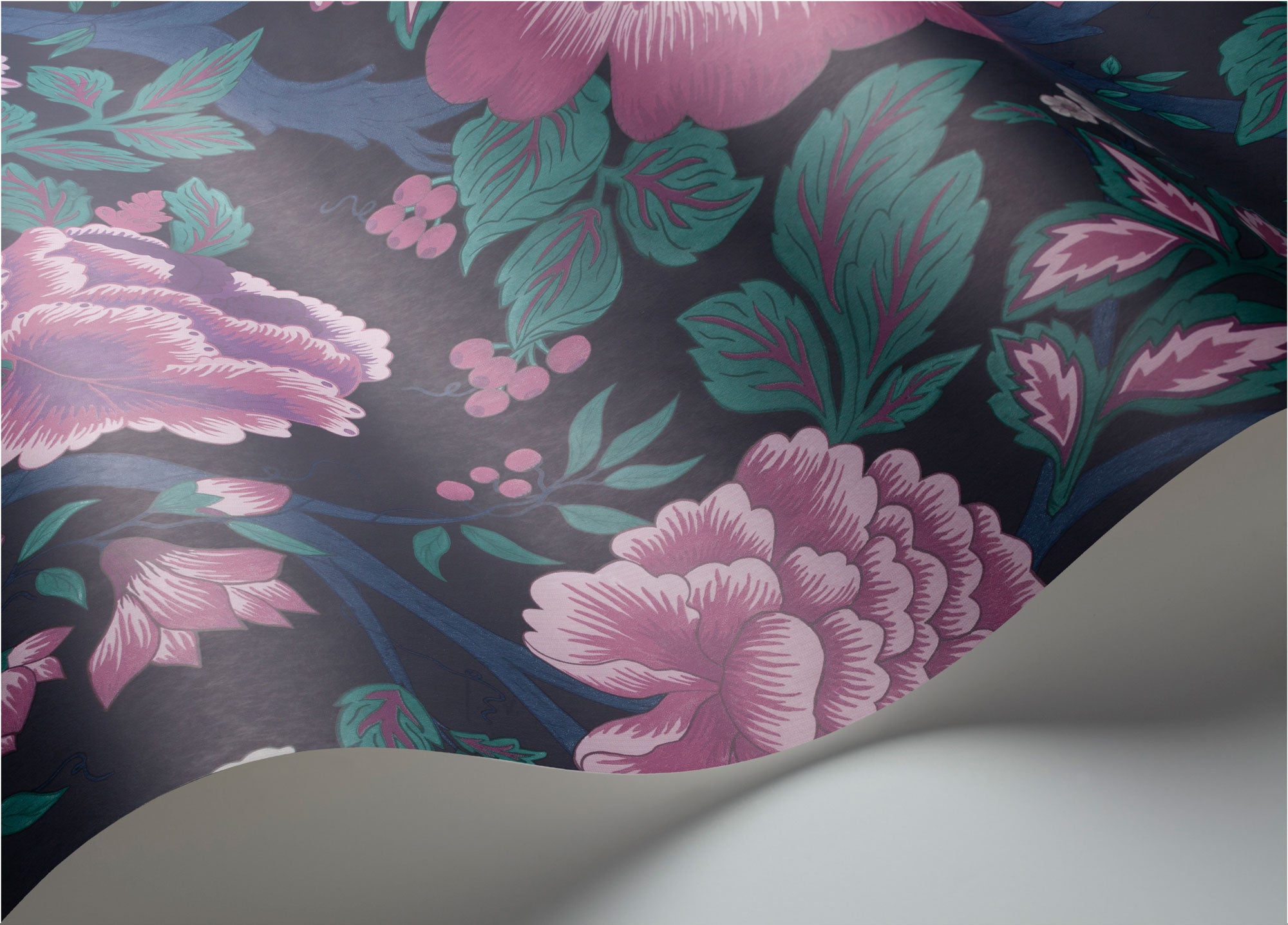Midsummer Bloom - Mulberry, Purple & Teal
